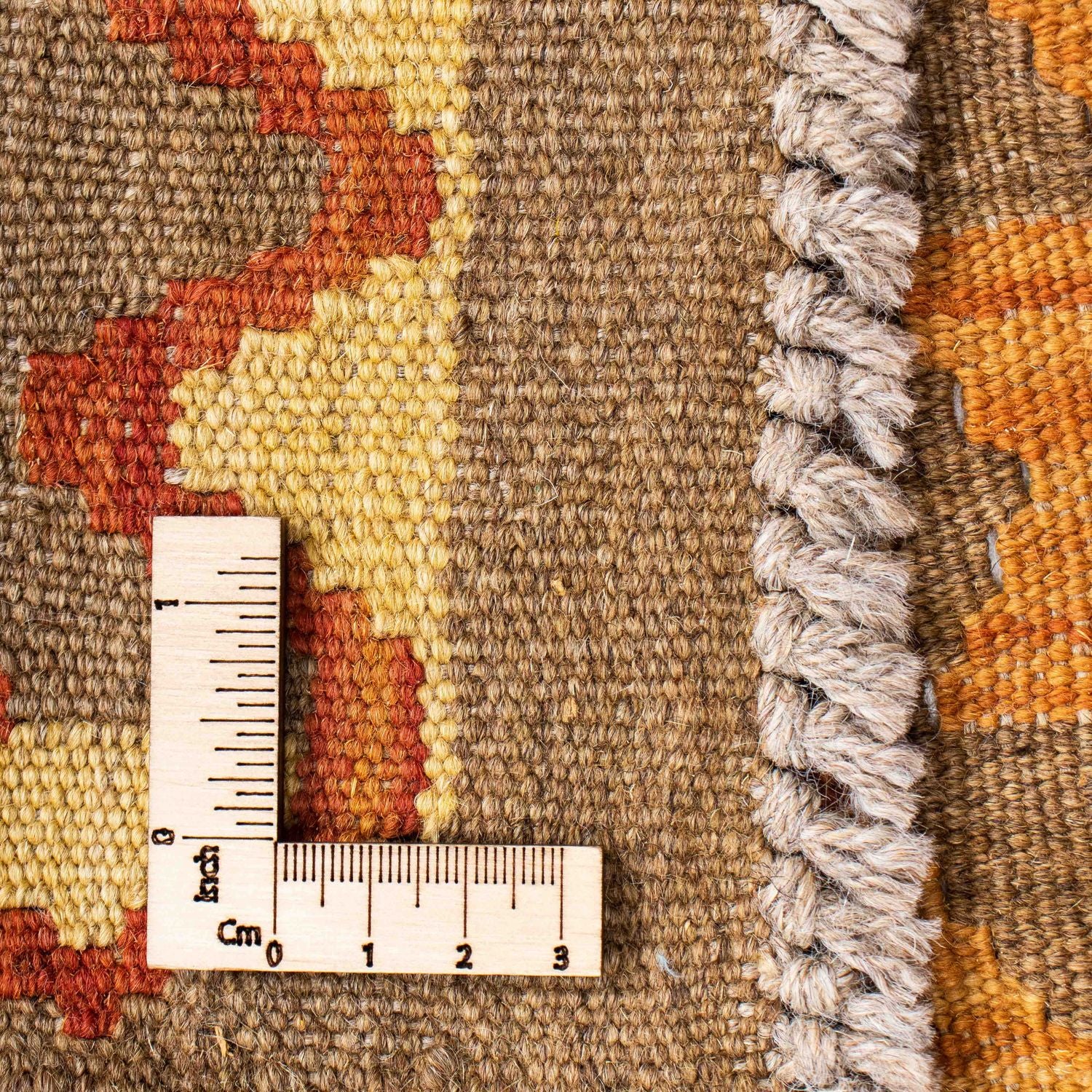 Kelim Teppich - Oriental 192 x 69 cm - hellbraun - Image 6
