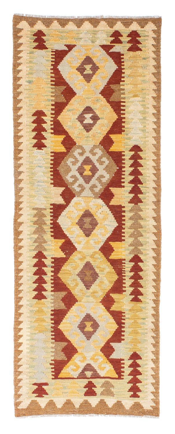 Kelim Teppich - Oriental 192 x 72 cm - hellbraun