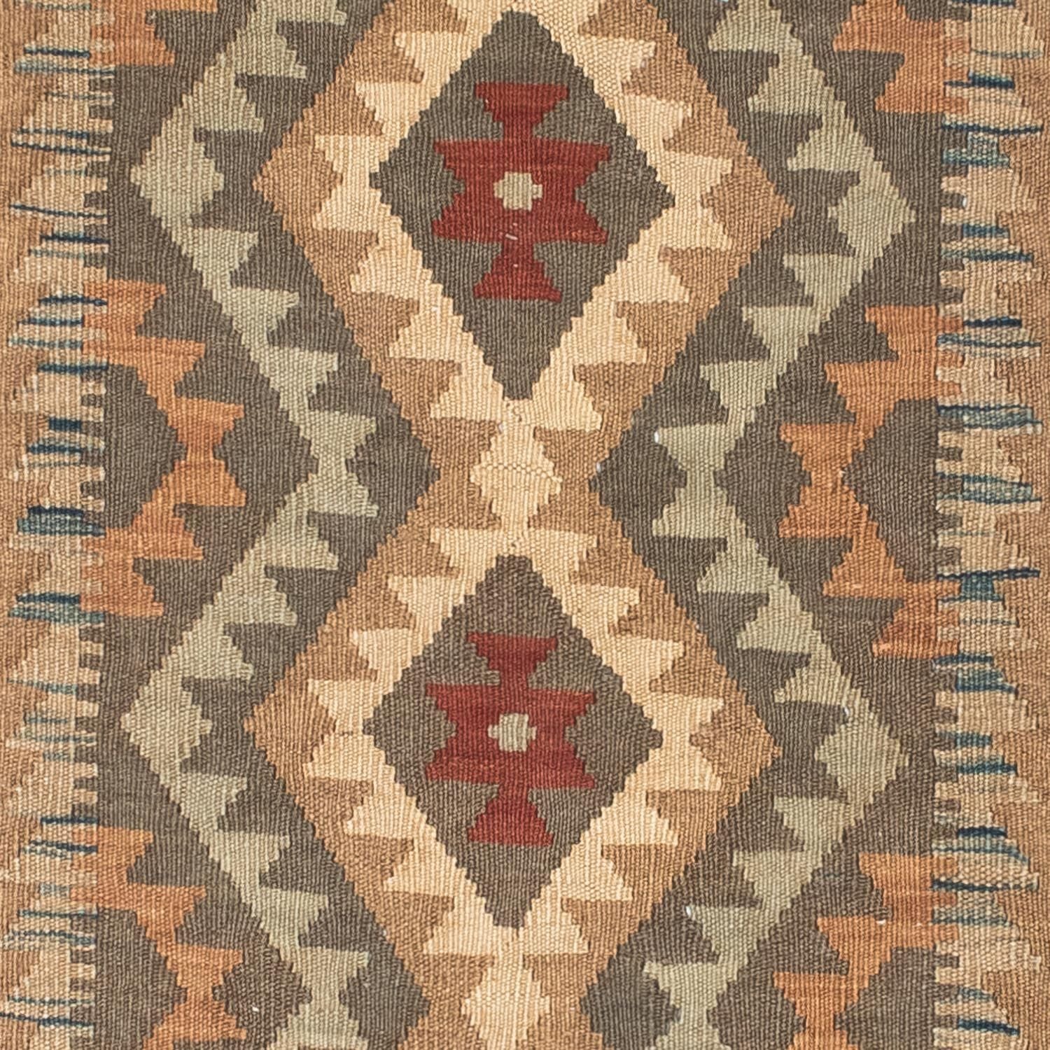 Kelim Teppich - Oriental 192 x 83 cm - hellbraun - Image 2