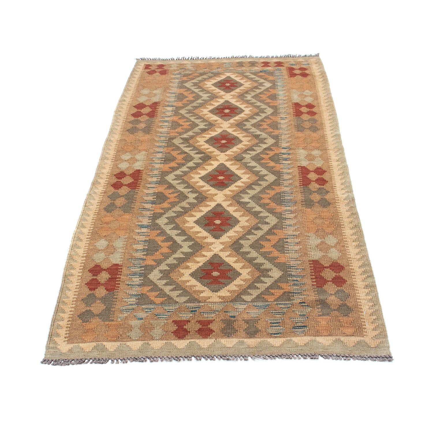 Kelim Teppich - Oriental 192 x 83 cm - hellbraun - Image 5