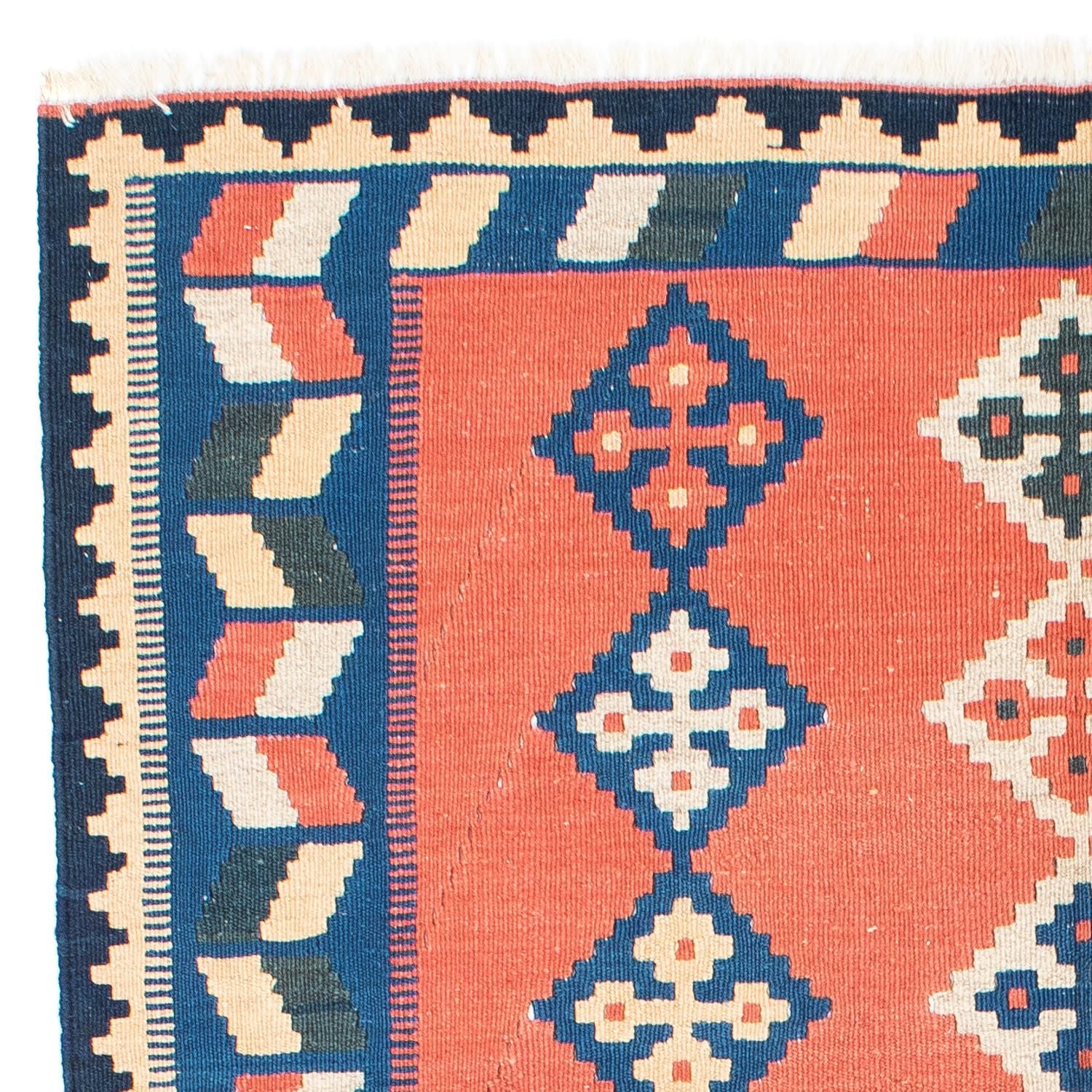 Kelim Teppich - Oriental 193 x 135 cm - orange - Image 3