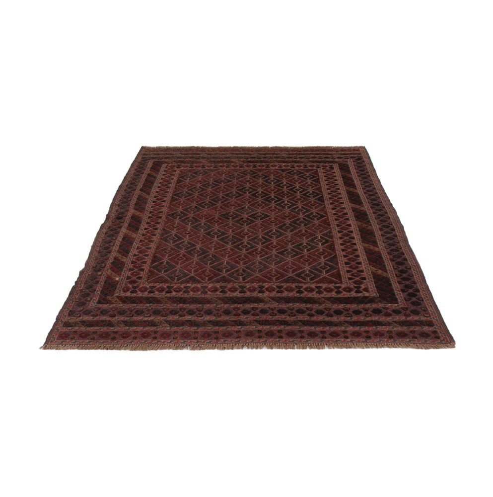 Kelim Afghan Teppich 193x150cm - Image 6