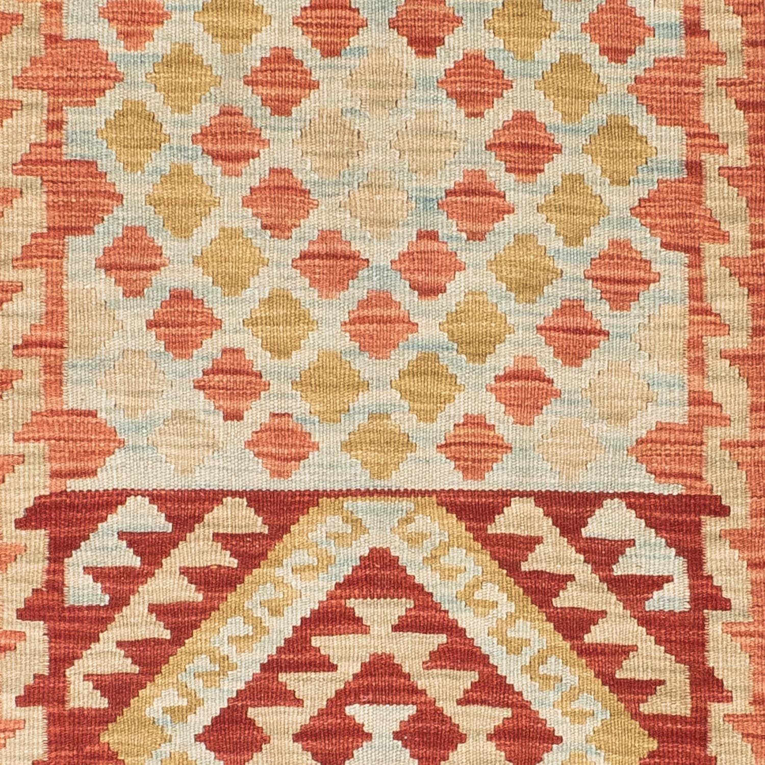 Kelim Teppich - Oriental 193 x 84 cm - hellrot - Image 2
