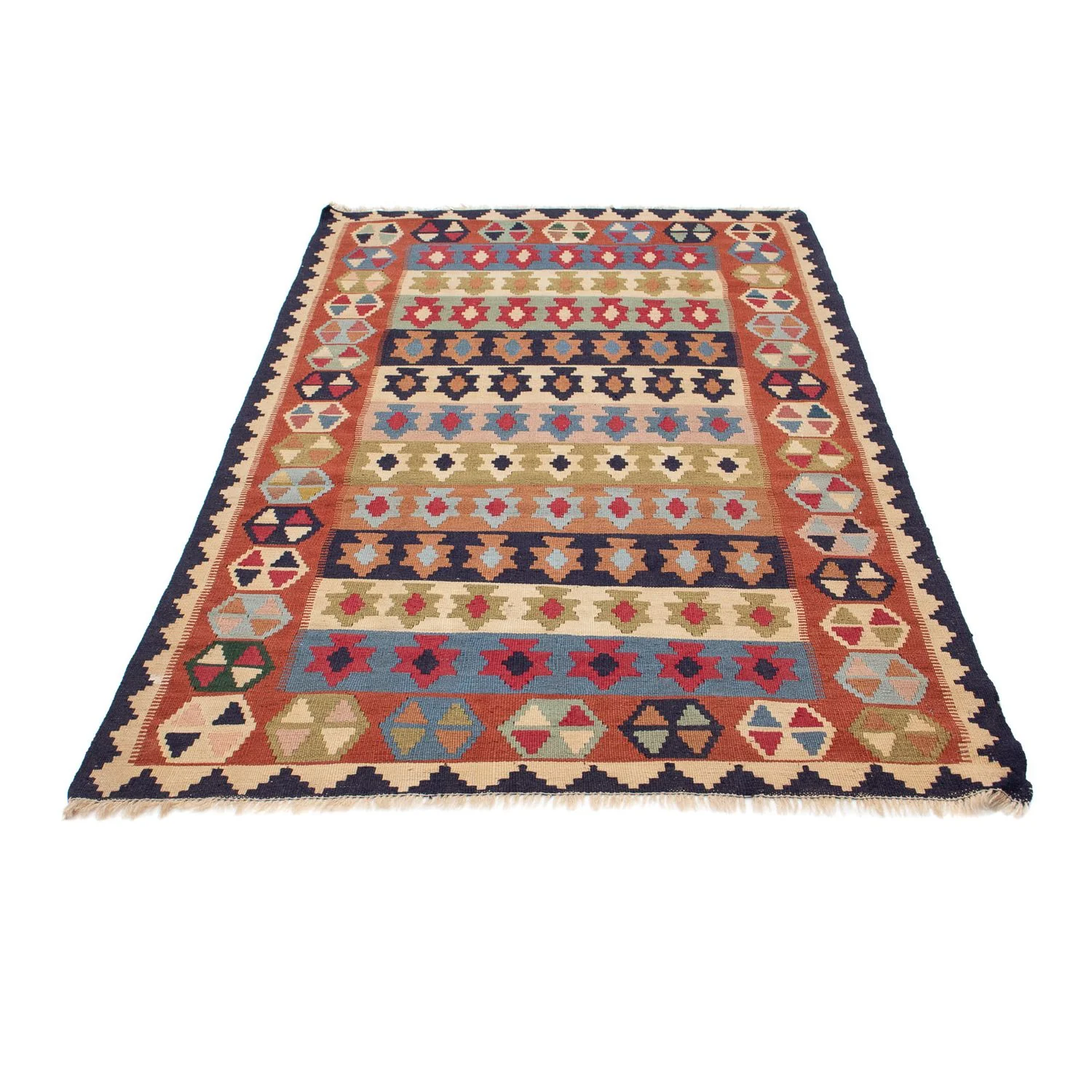 Kelim Teppich - Oriental 194 x 114 cm - mehrfarbig - Image 5