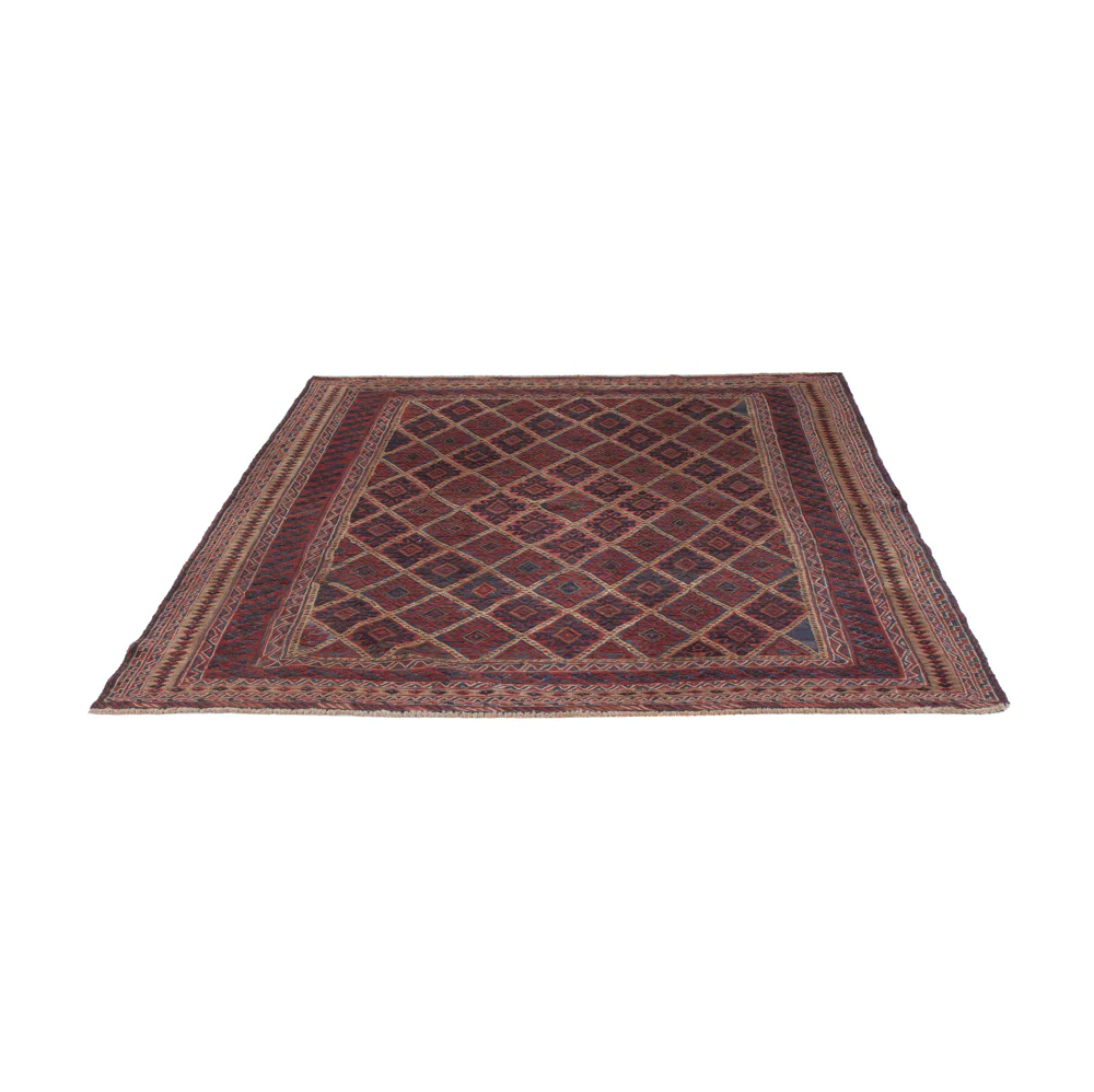 Kelim Afghan Teppich 194x150cm - Image 6