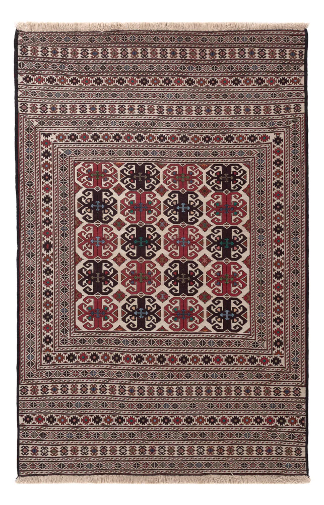 Kelim Afghan Teppich 195x132cm