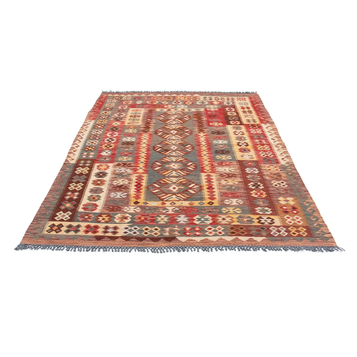 Kelim Teppich - Oriental 195 x 145 cm - mehrfarbig - Image 5
