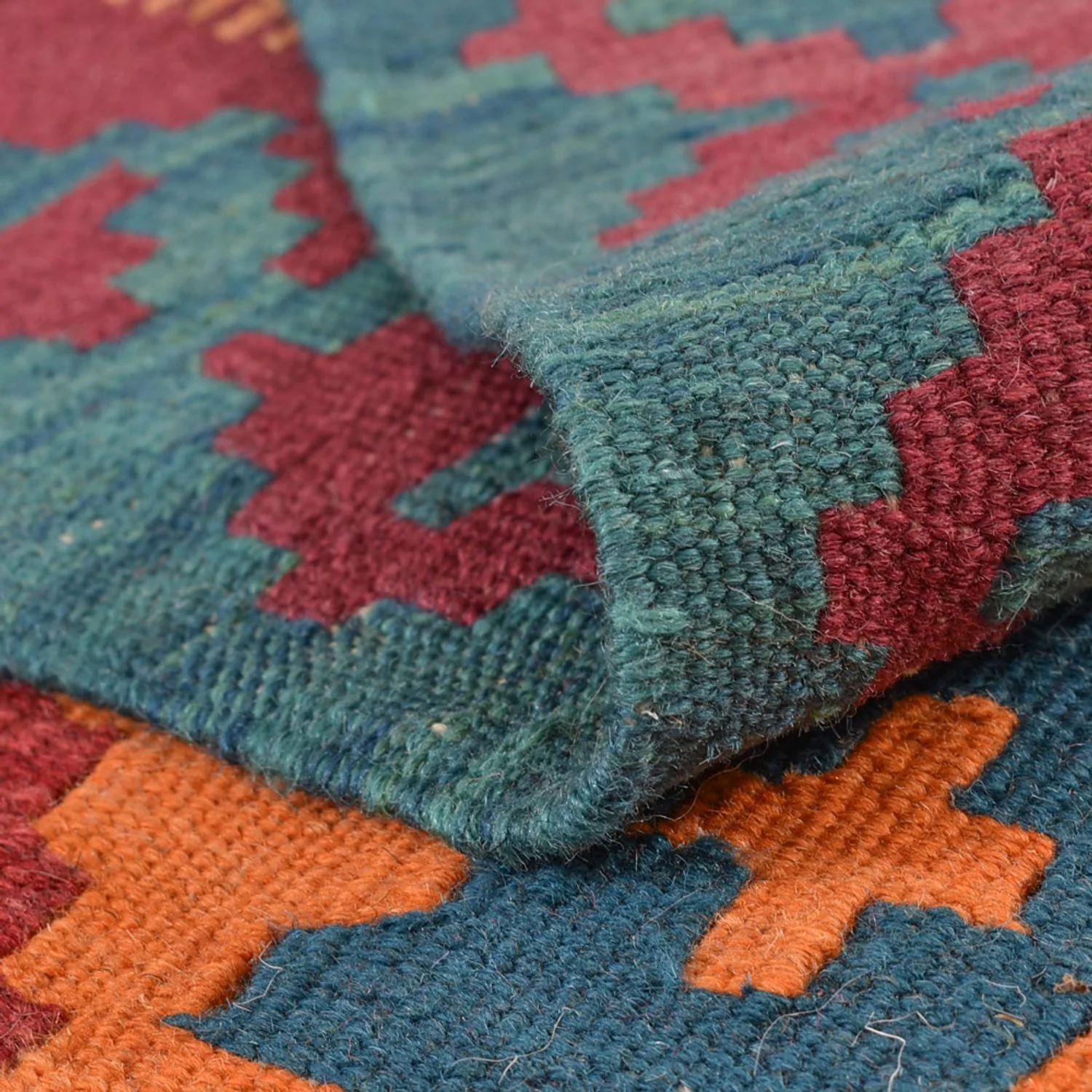 Kelim Fars Teppich 195x156cm - Image 4