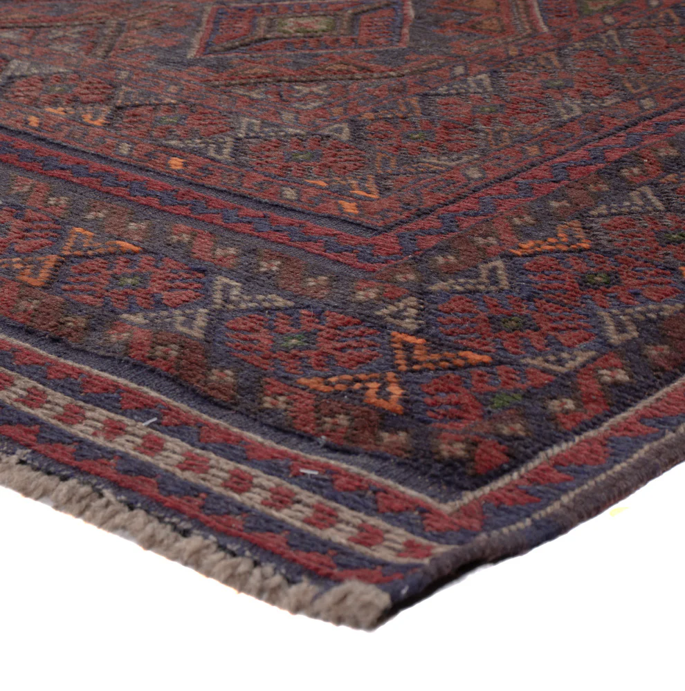Kelim Afghan Teppich 195x159cm - Image 4