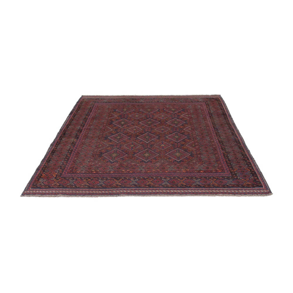 Kelim Afghan Teppich 195x159cm - Image 6