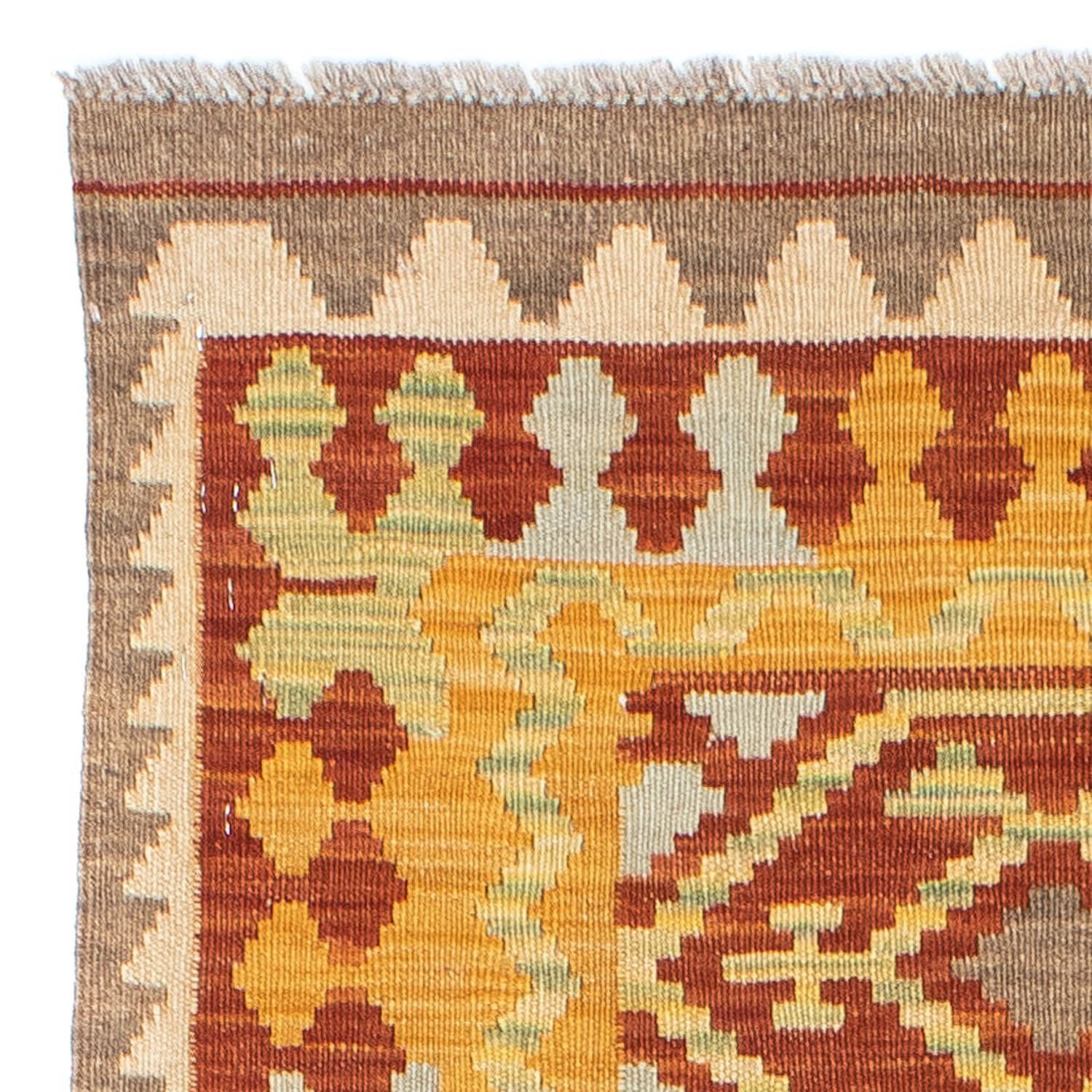 Kelim Teppich - Oriental 195 x 73 cm - rot - Image 3