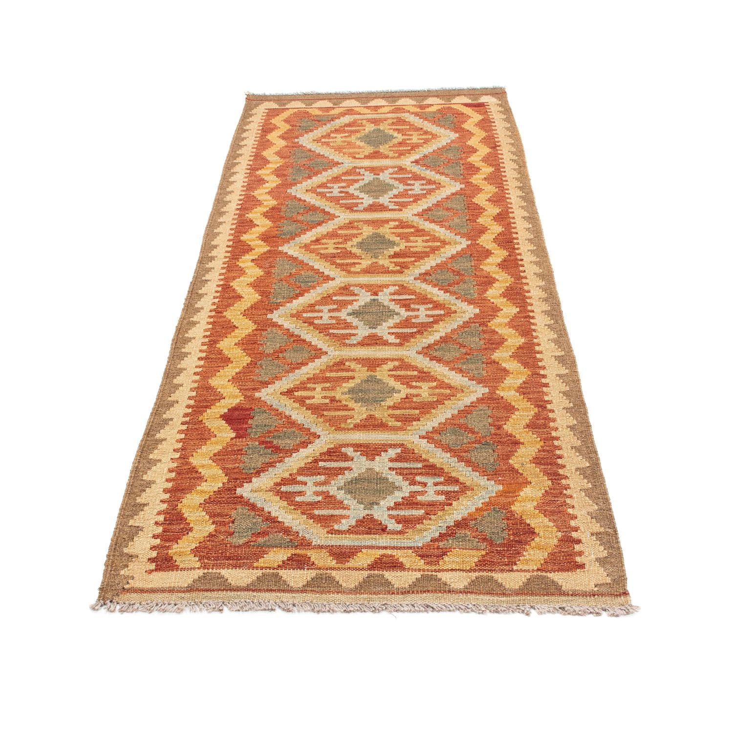 Kelim Teppich - Oriental 195 x 75 cm - beige - Image 5