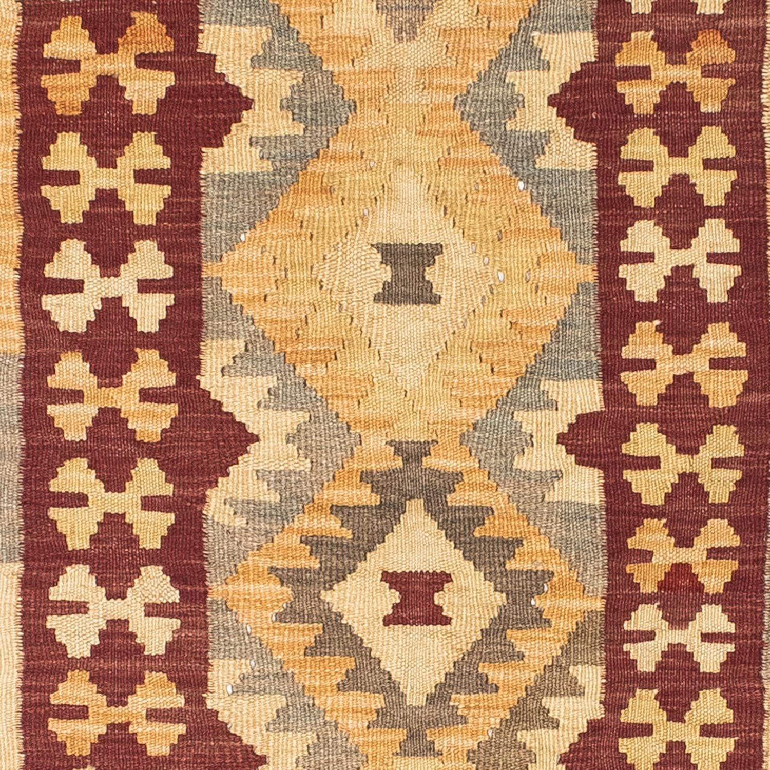 Kelim Teppich - Oriental 195 x 79 cm - braun - Image 2