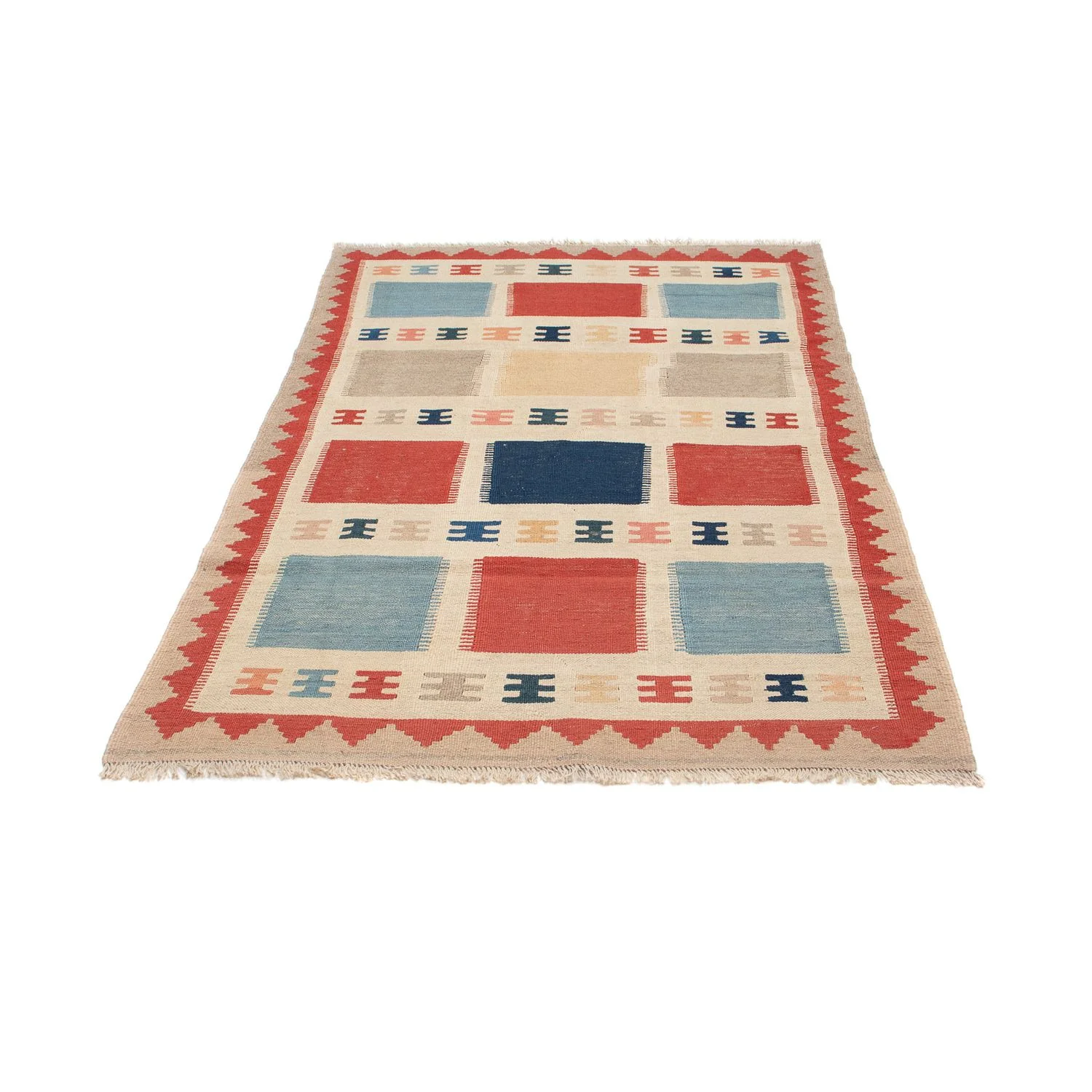 Kelim Teppich - Oriental 196 x 120 cm - beige - Image 5