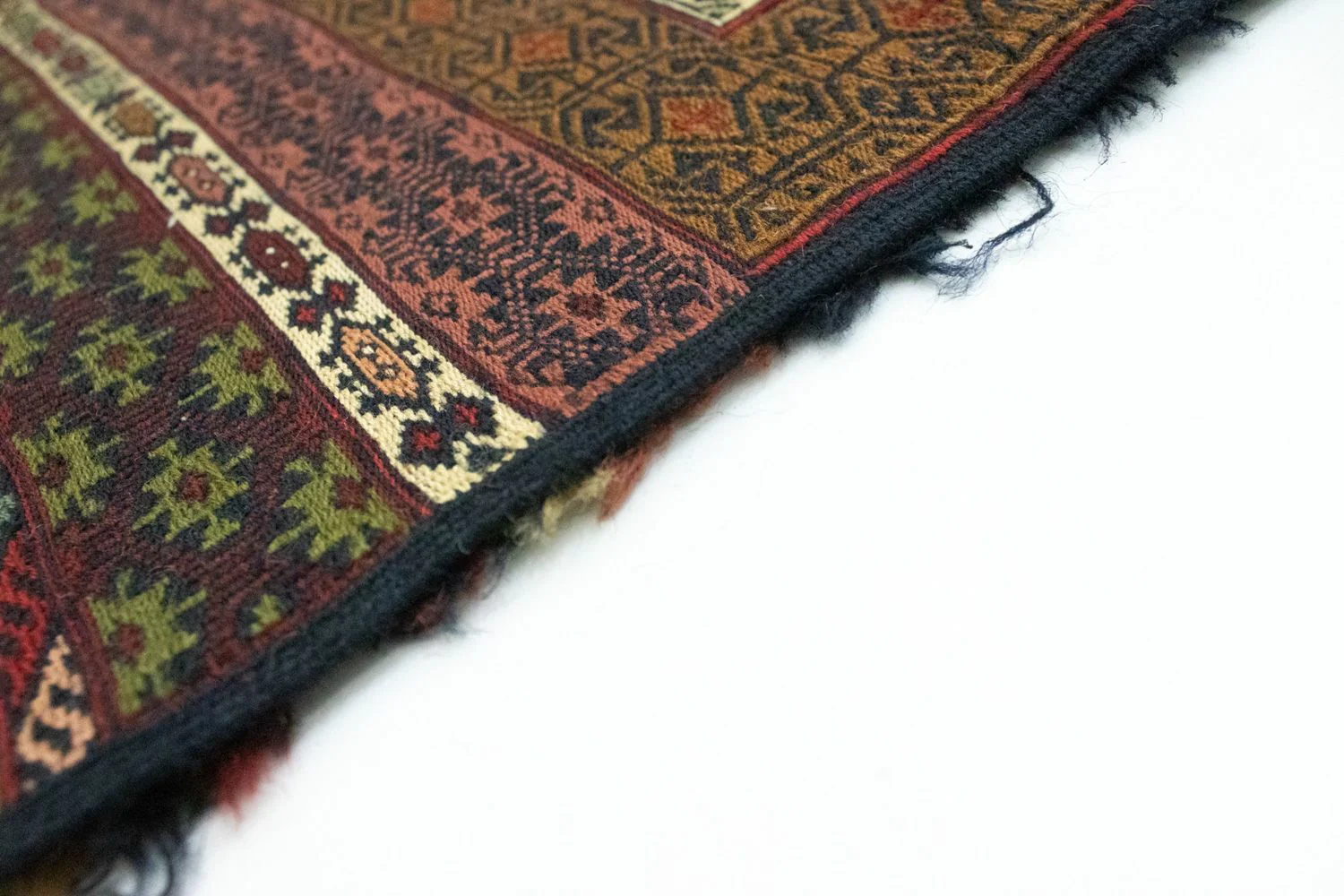 Kelim Afghan Teppich 196x123cm - Image 3