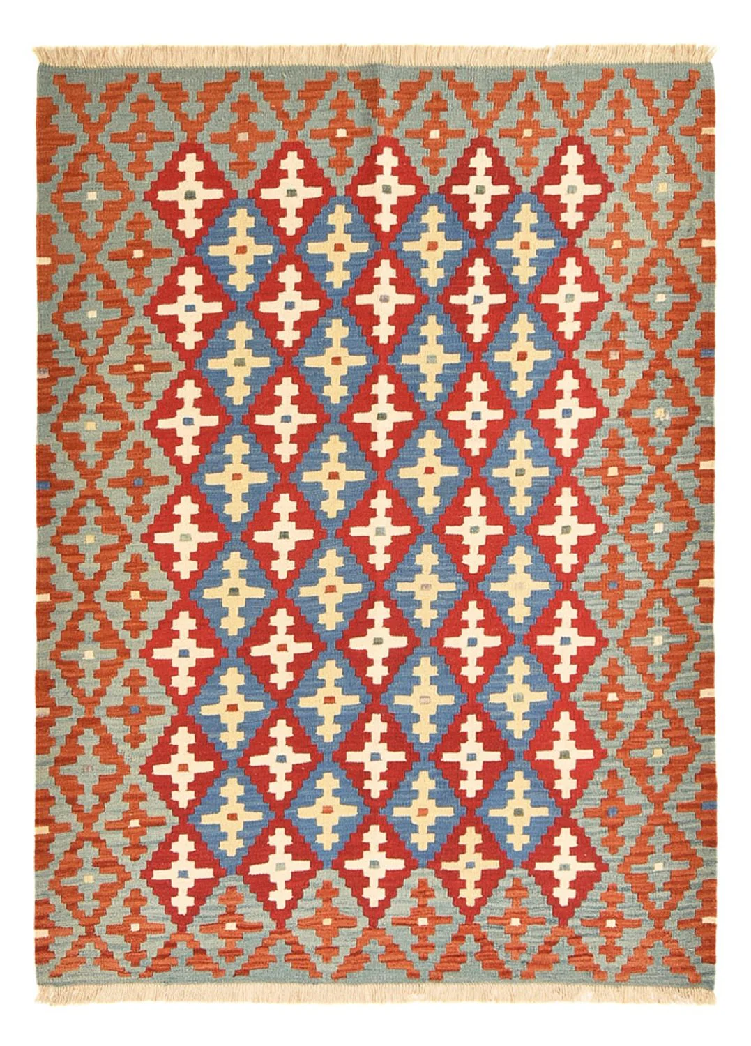 Kelim Fars Teppich 196x153cm