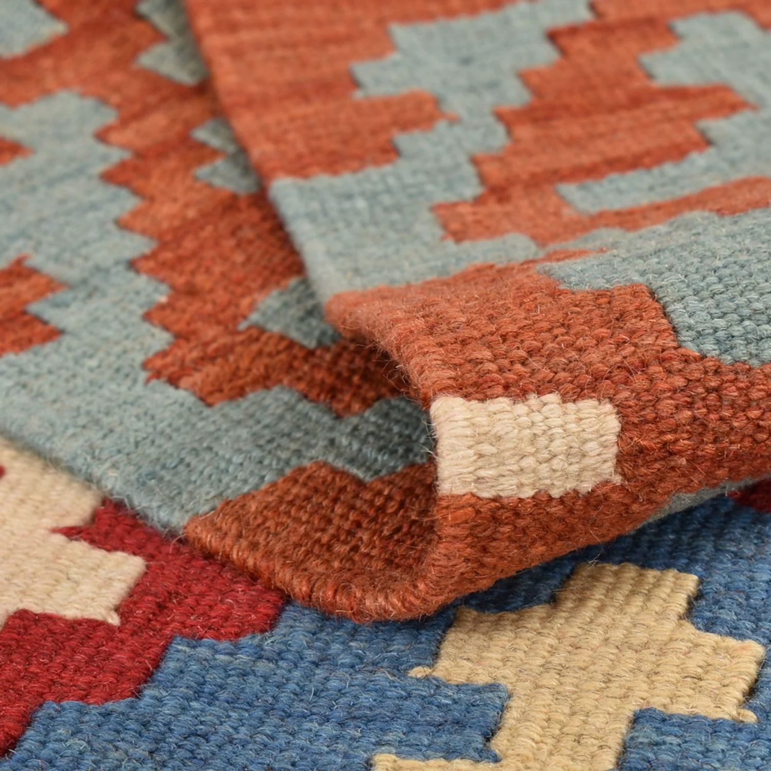 Kelim Fars Teppich 196x153cm - Image 4