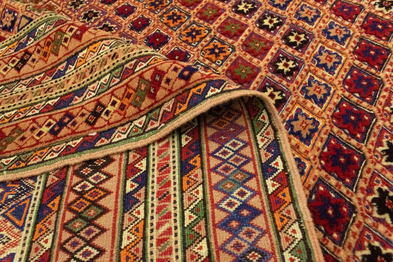 Kelim Afghan Teppich 196x154cm - Image 4