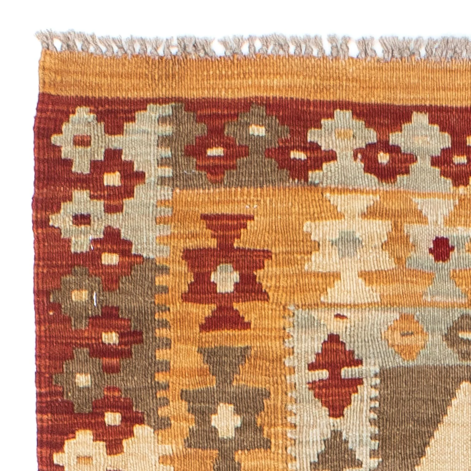 Kelim Teppich - Oriental 196 x 72 cm - beige - Image 3