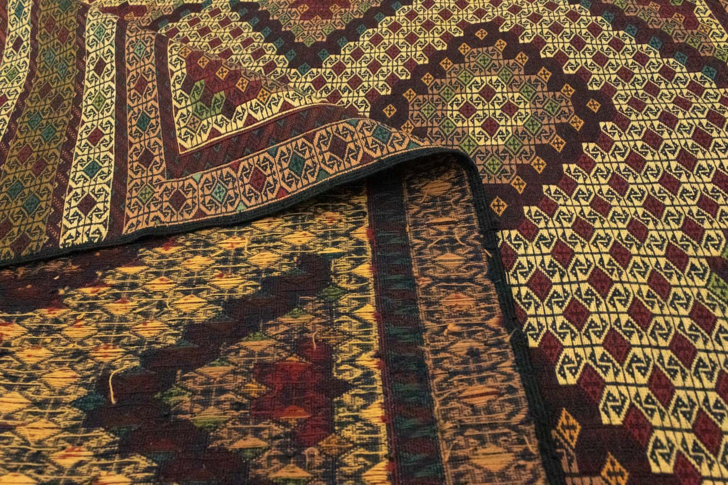 Kelim Afghan Teppich 197x131cm - Image 4
