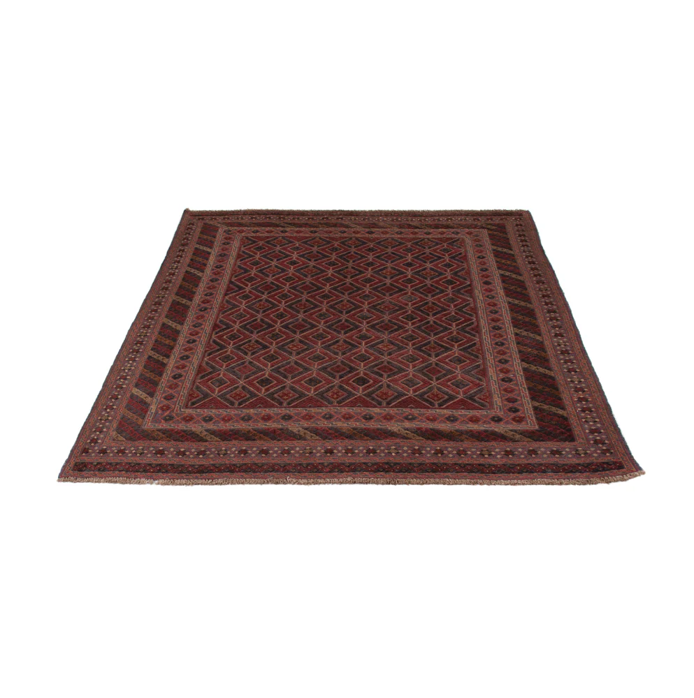 Kelim Afghan Teppich 197x154cm - Image 6