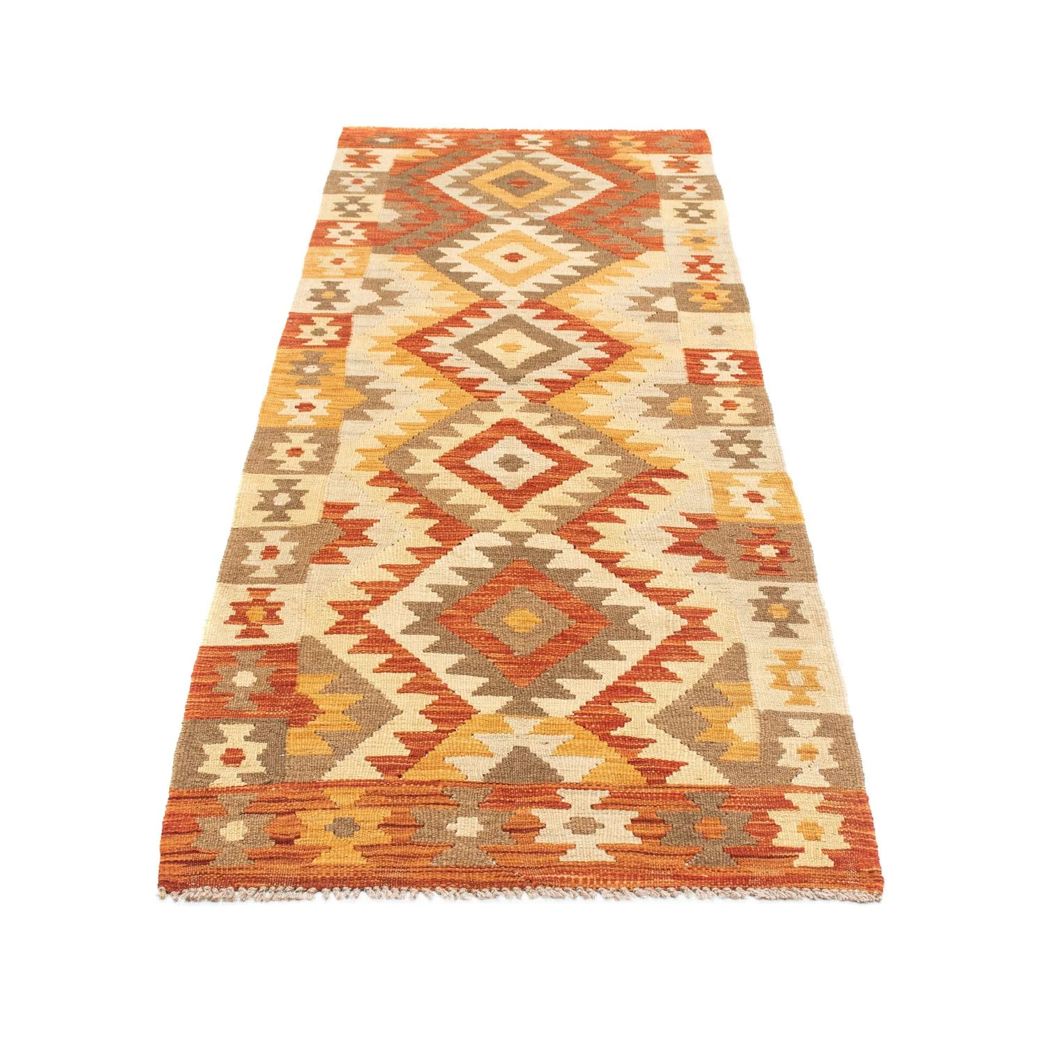 Kelim Teppich - Oriental 197 x 69 cm - beige - Image 5