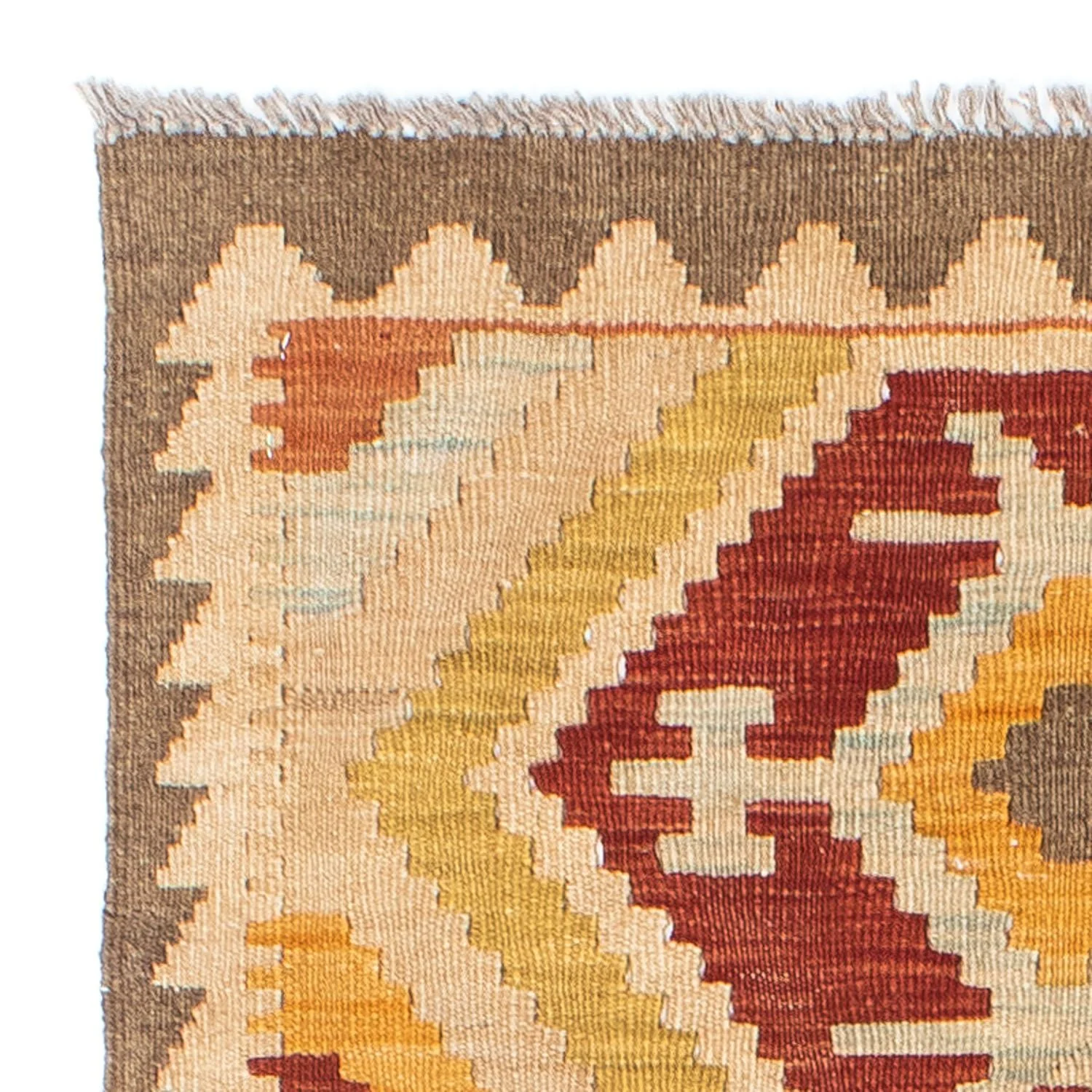 Kelim Teppich - Oriental 197 x 70 cm - beige - Image 3