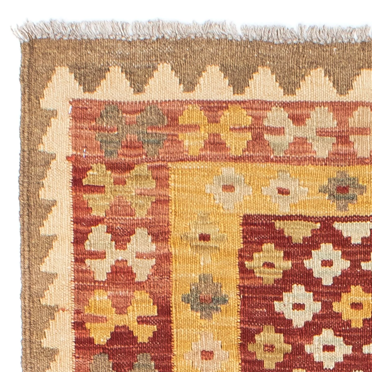 Kelim Teppich - Oriental 197 x 73 cm - rost - Image 2