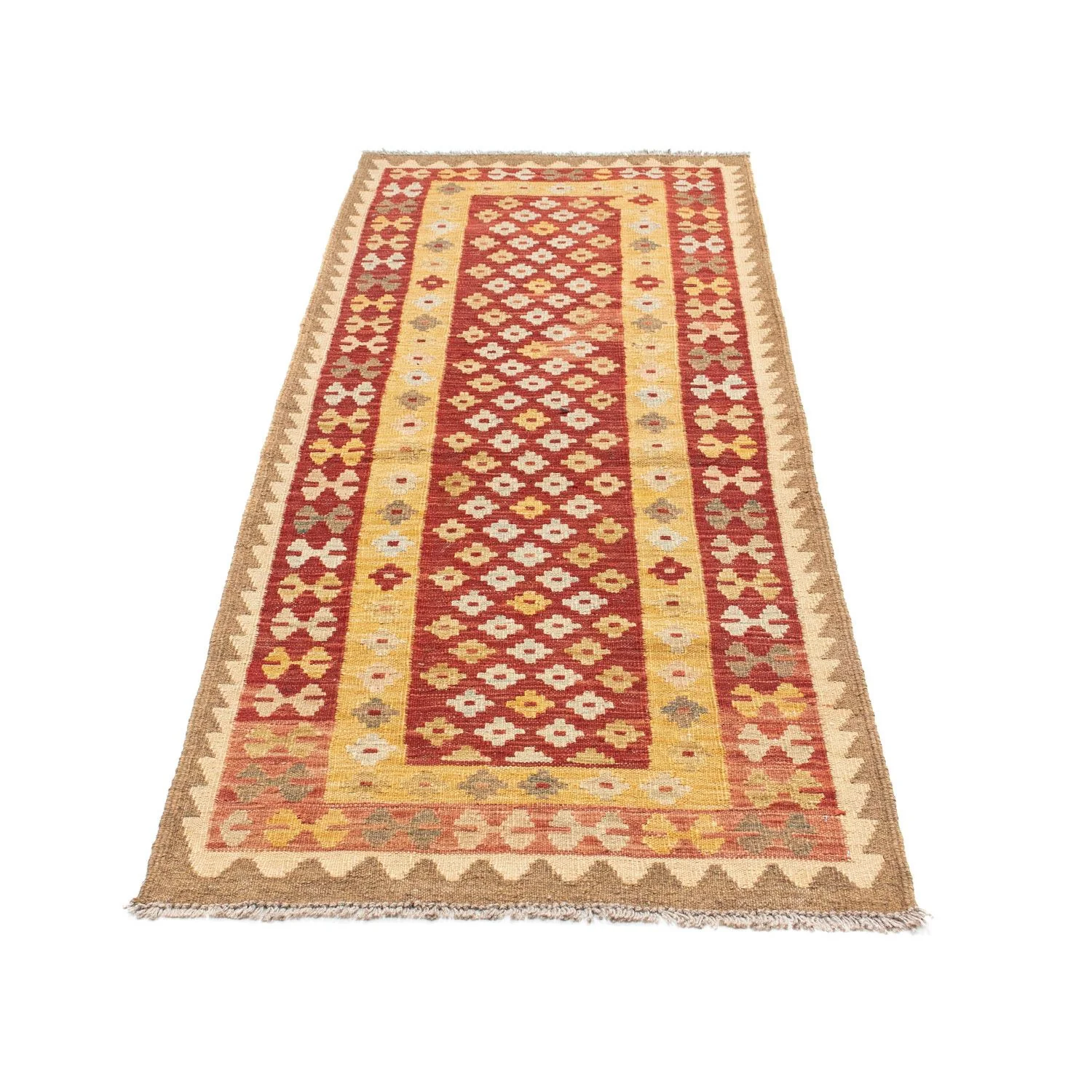 Kelim Teppich - Oriental 197 x 73 cm - rost - Image 5