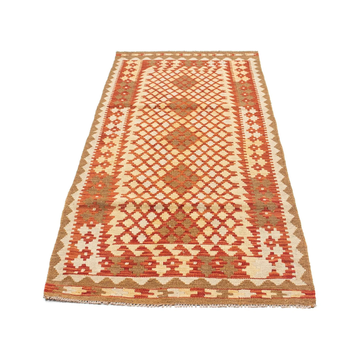 Kelim Teppich - Oriental 197 x 79 cm - beige - Image 5