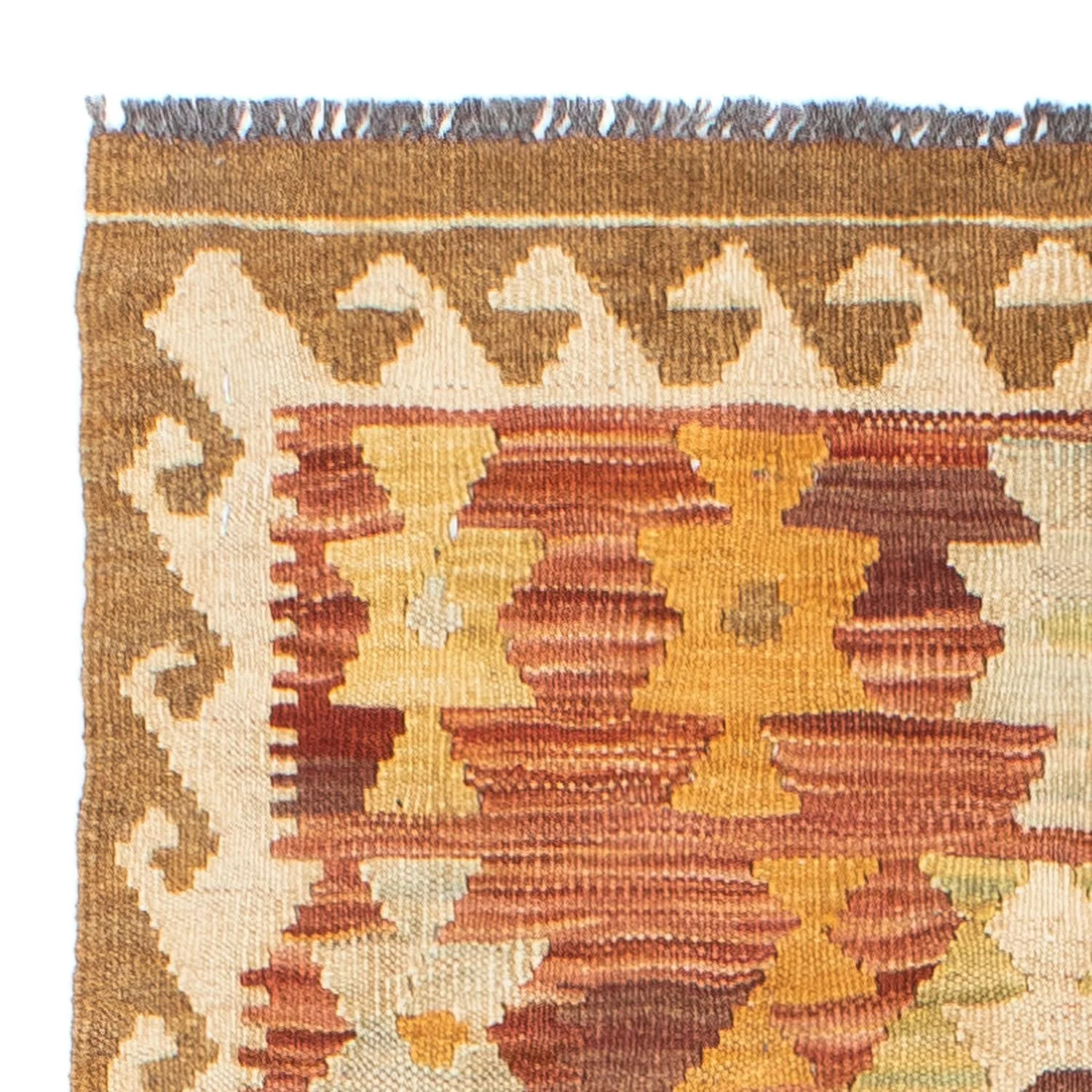 Kelim Teppich - Oriental 198 x 73 cm - beige - Image 3