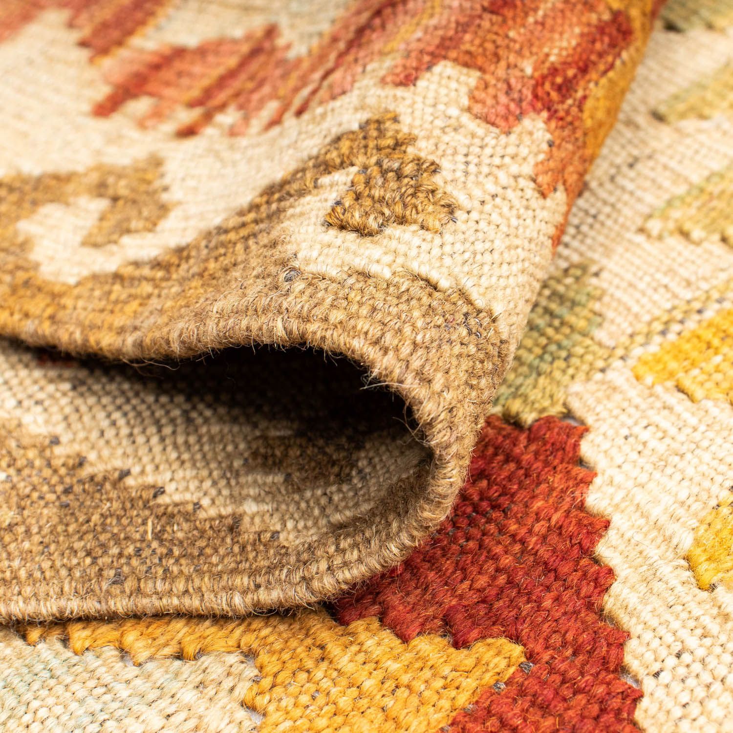 Kelim Teppich - Oriental 198 x 73 cm - beige - Image 4