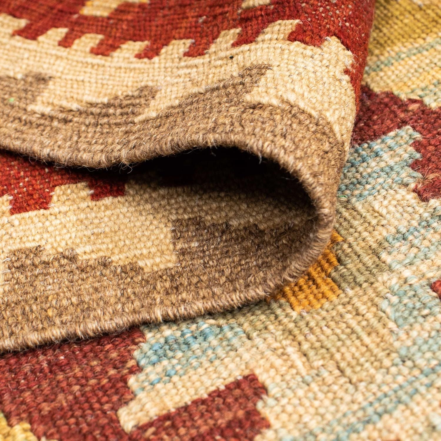Kelim Teppich - Oriental 198 x 75 cm - beige - Image 4