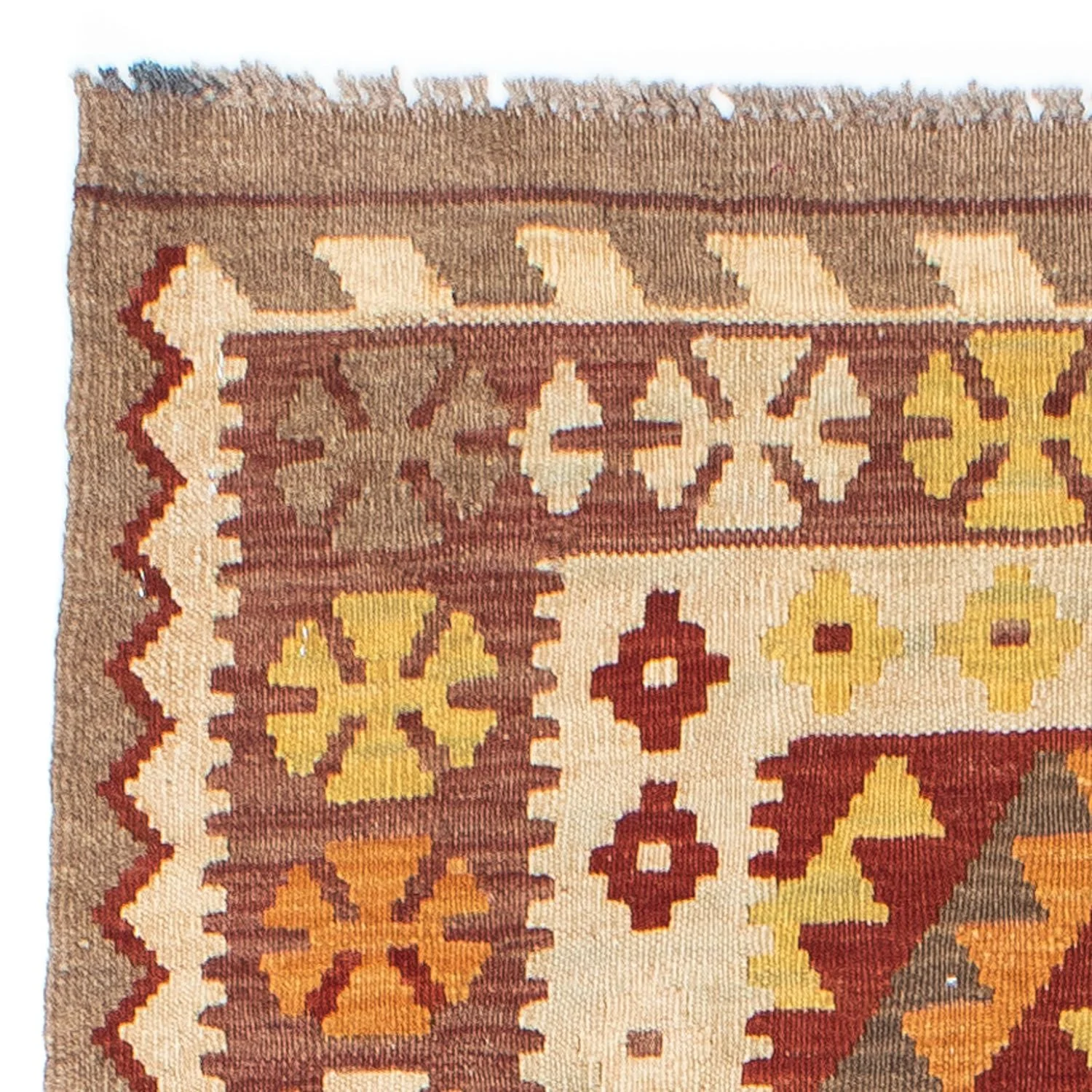 Kelim Teppich - Oriental 198 x 78 cm - beige - Image 3