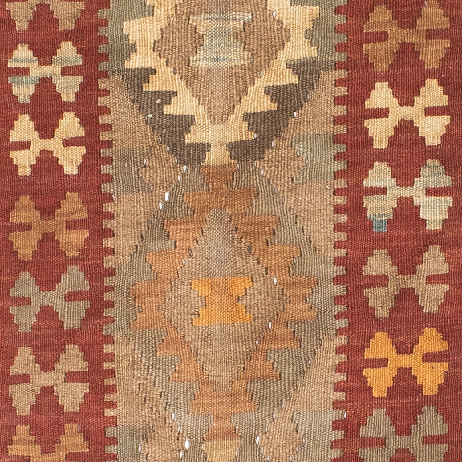 Kelim Teppich - Oriental 198 x 81 cm - hellbraun - Image 2