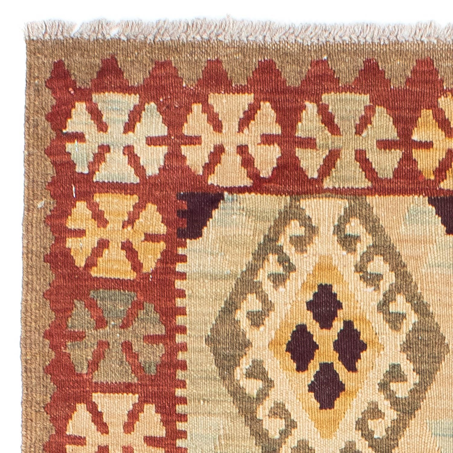 Kelim Teppich - Oriental 199 x 79 cm - beige - Image 3