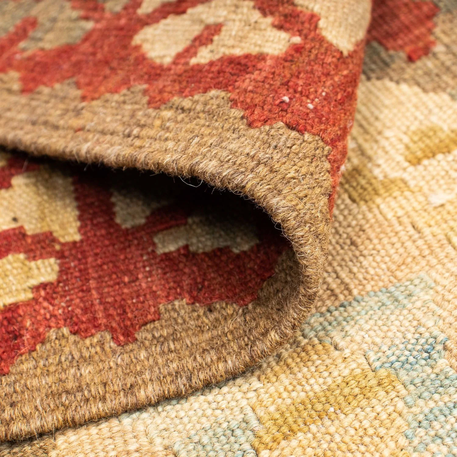 Kelim Teppich - Oriental 199 x 79 cm - beige - Image 4