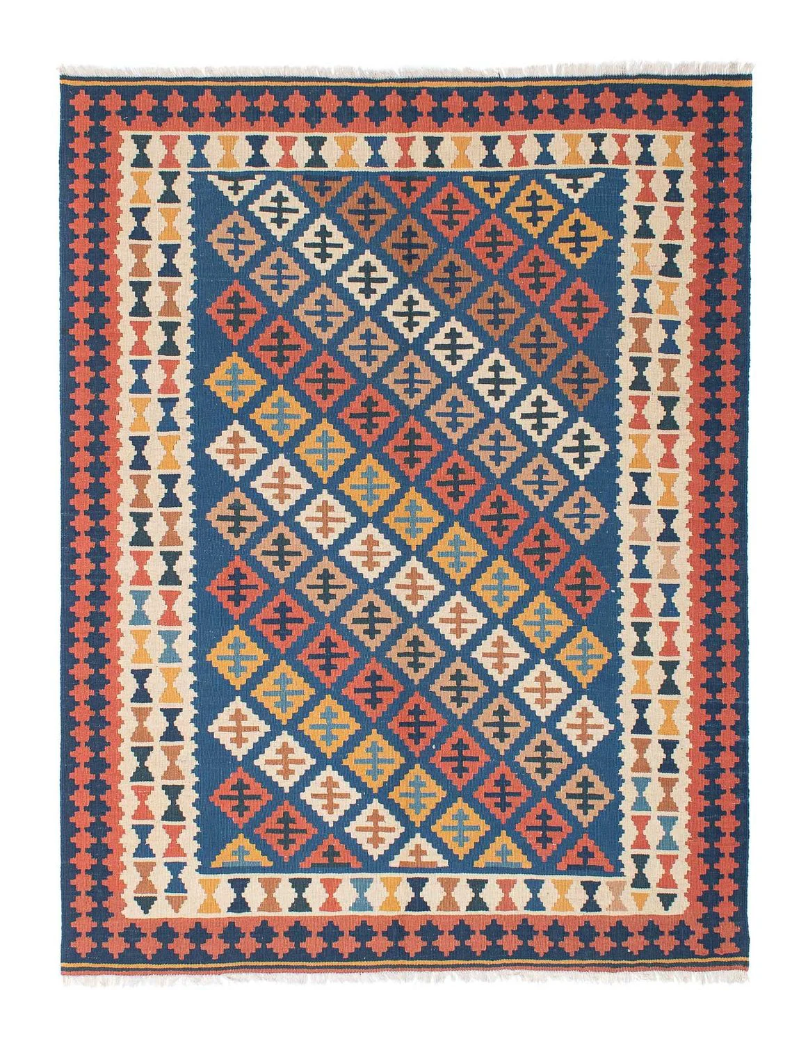 Kelim Teppich - Oriental 200 x 155 cm - mehrfarbig