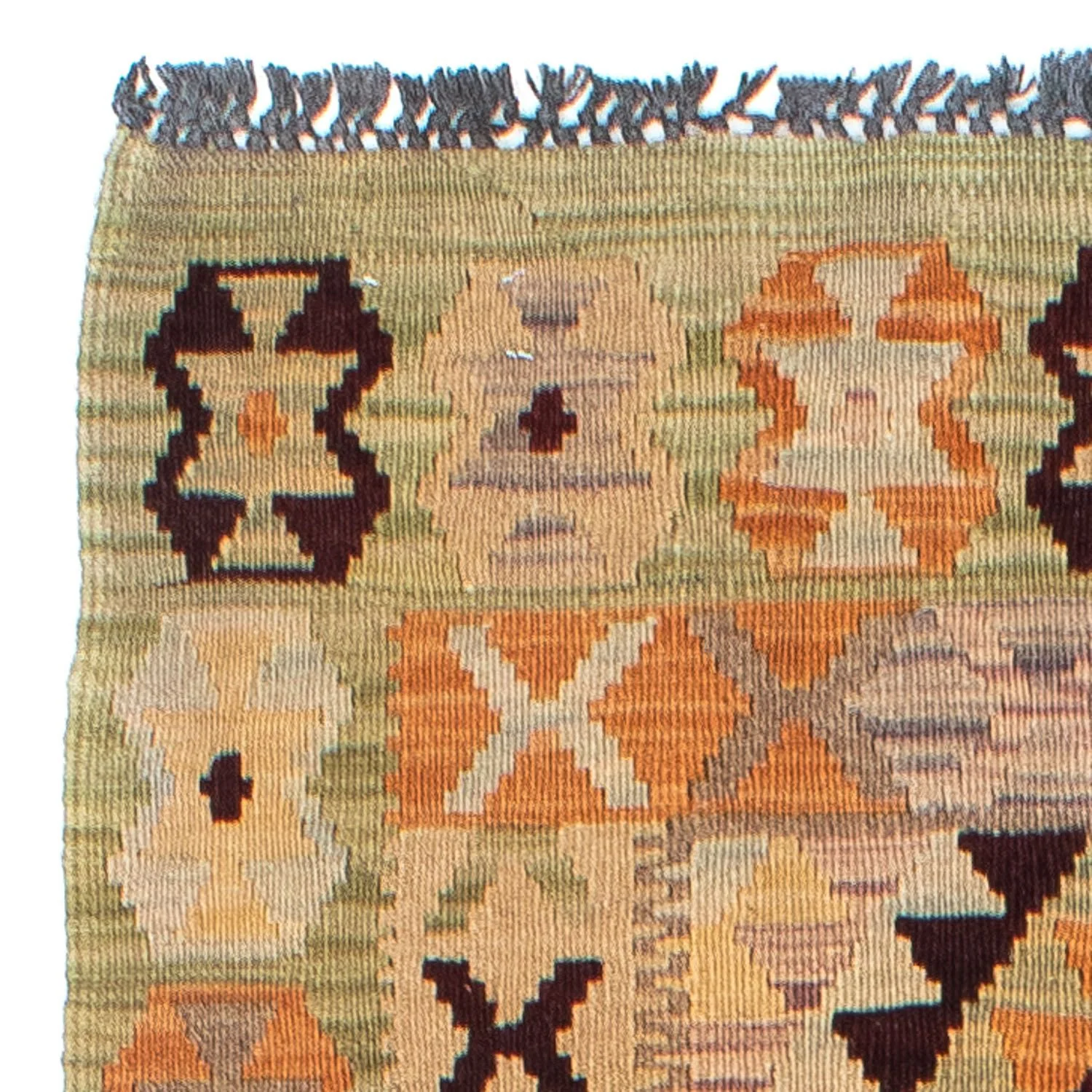 Kelim Teppich - Oriental 200 x 69 cm - beige - Image 3
