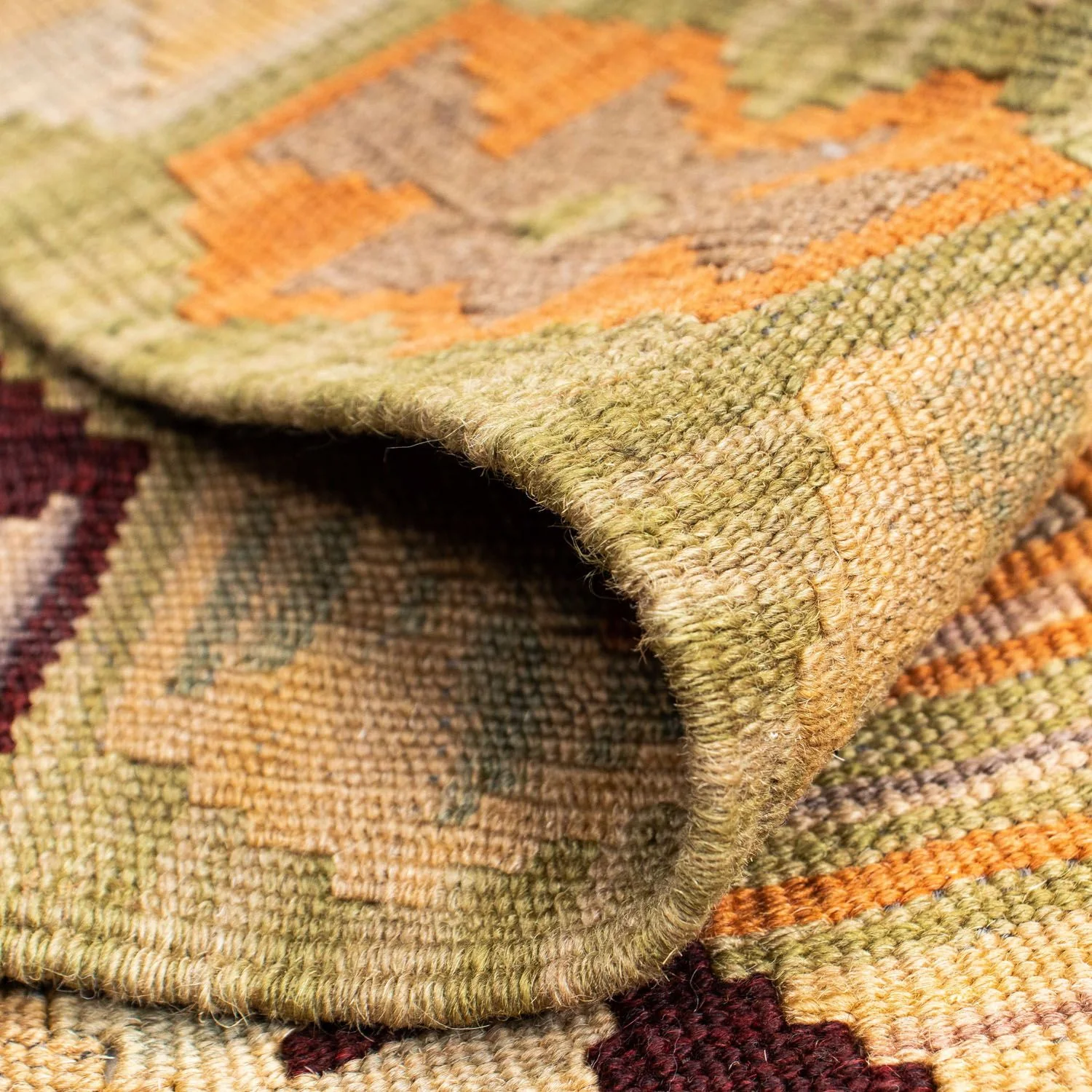 Kelim Teppich - Oriental 200 x 69 cm - beige - Image 4