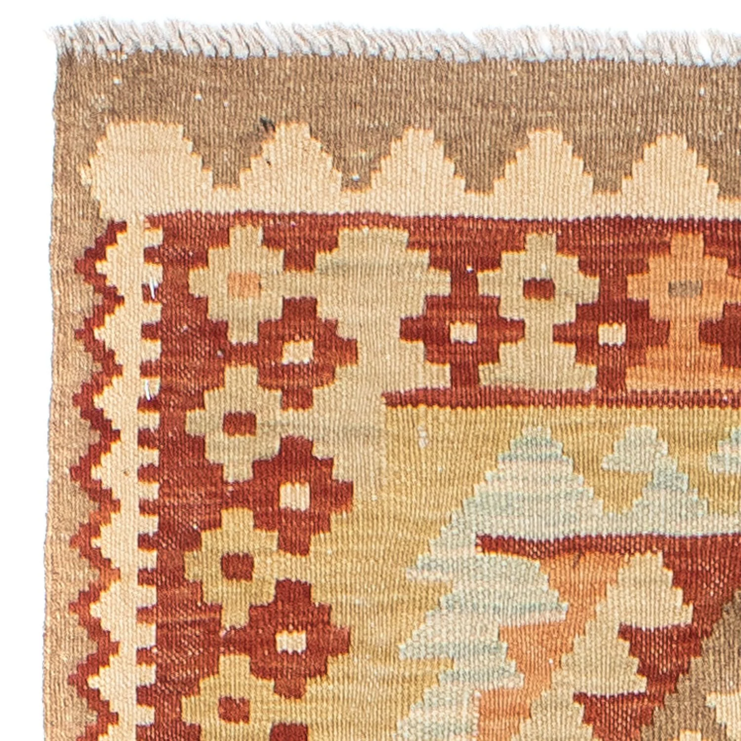 Kelim Teppich - Oriental 200 x 75 cm - beige - Image 3