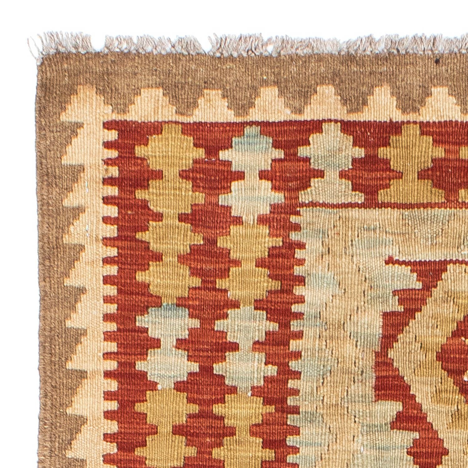 Kelim Teppich - Oriental 200 x 85 cm - beige - Image 3