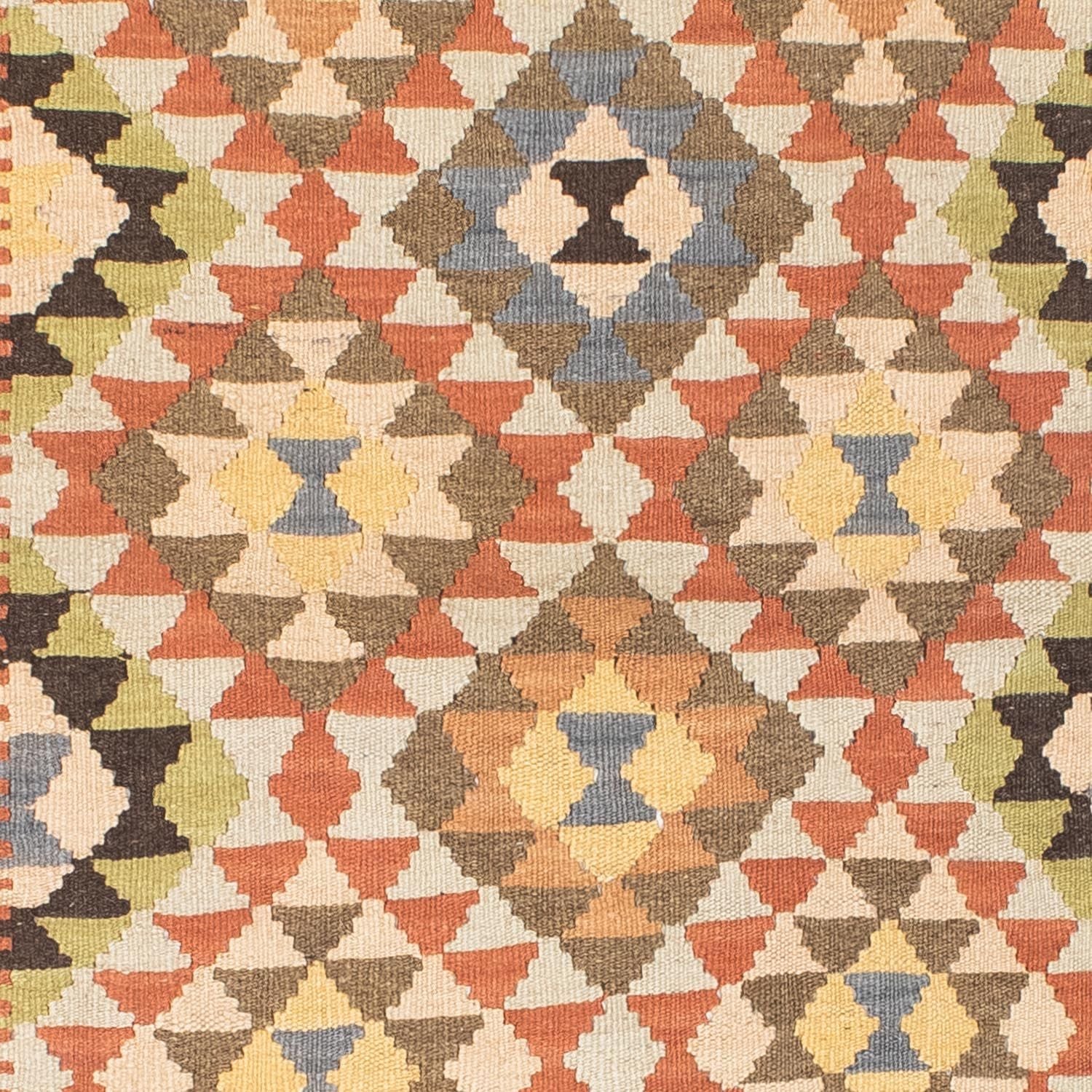 Kelim Teppich - Oriental 200 x 91 cm - hellbraun - Image 2