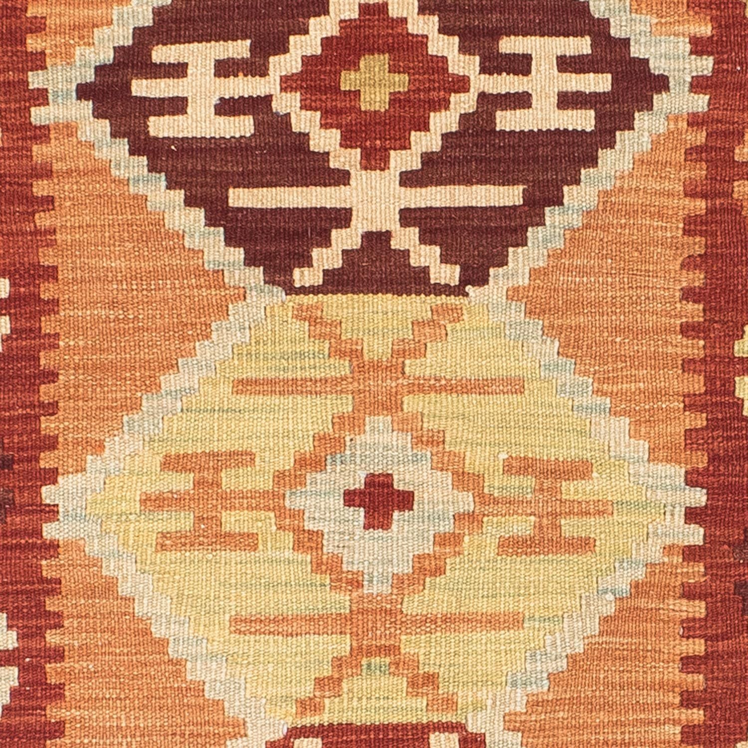 Kelim Teppich - Oriental 201 x 64 cm - hellbraun - Image 2