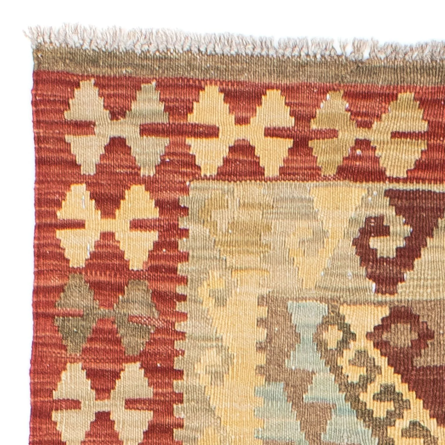 Kelim Teppich - Oriental 201 x 73 cm - rot - Image 3