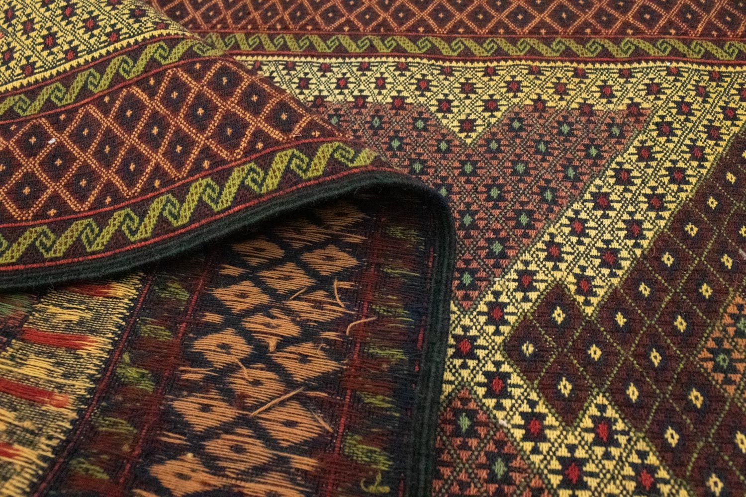 Kelim Afghan Teppich 201x82cm - Image 4