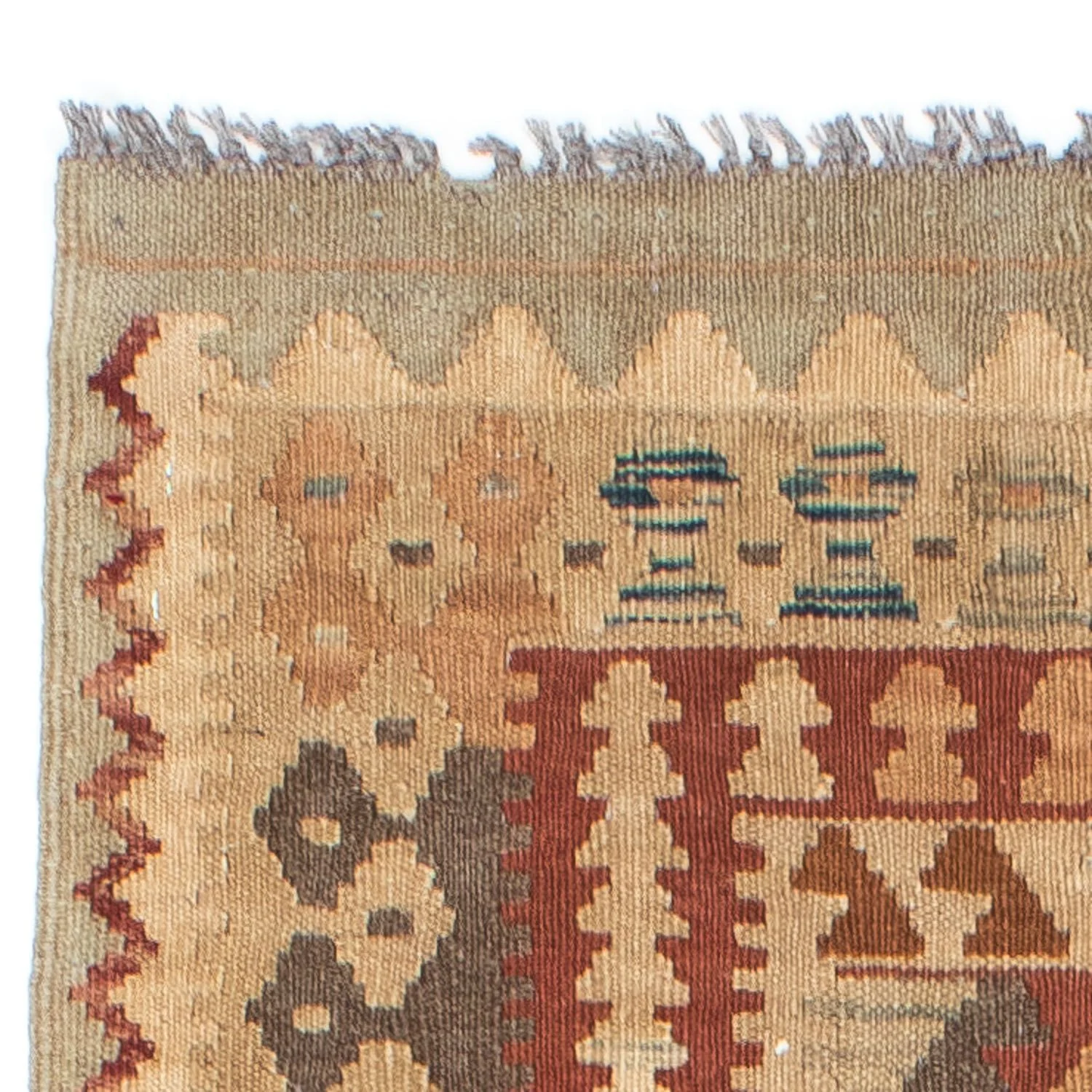 Kelim Teppich - Oriental 201 x 84 cm - beige - Image 3