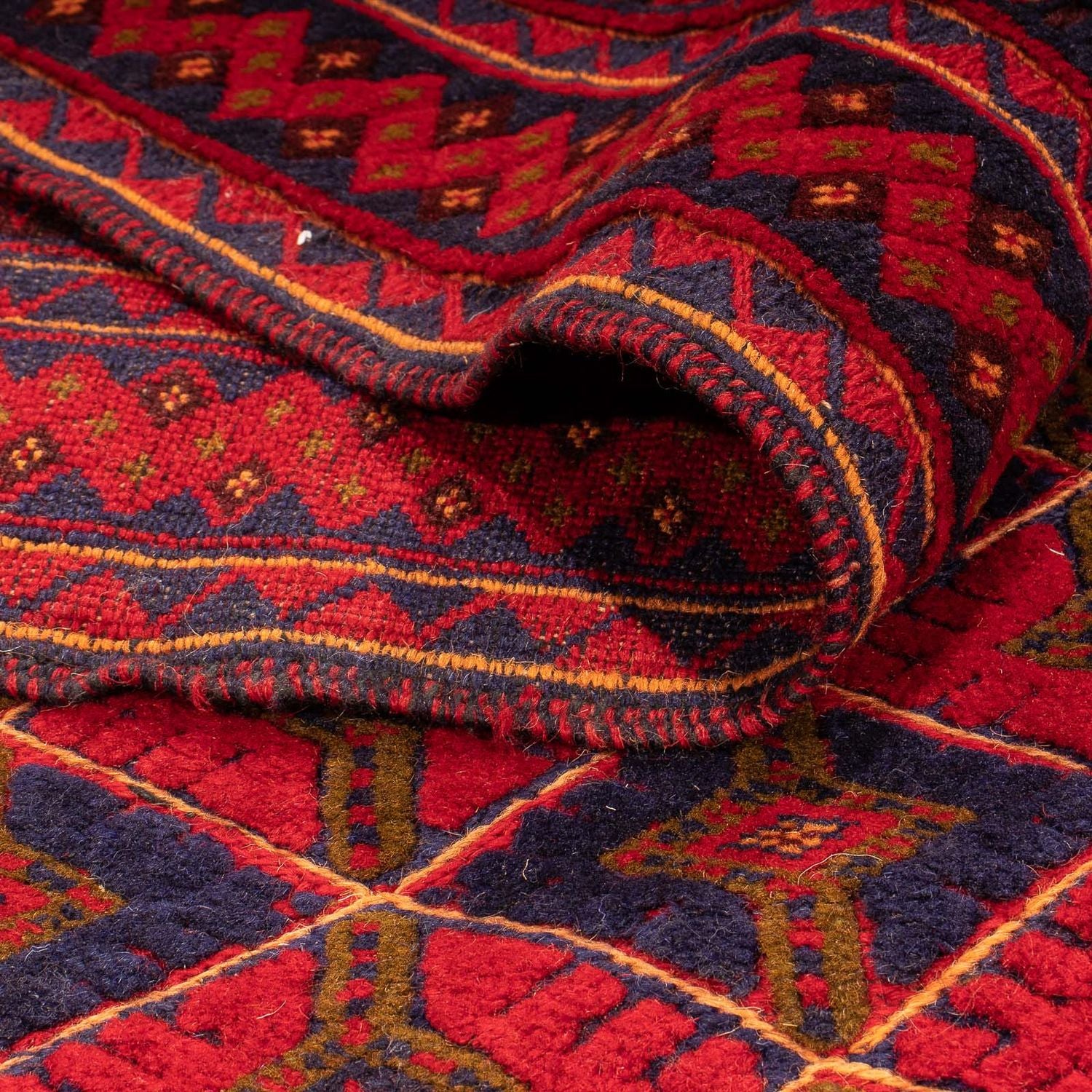 Kelim Teppich - Oriental 202 x 153 cm - dunkelrot - Image 4