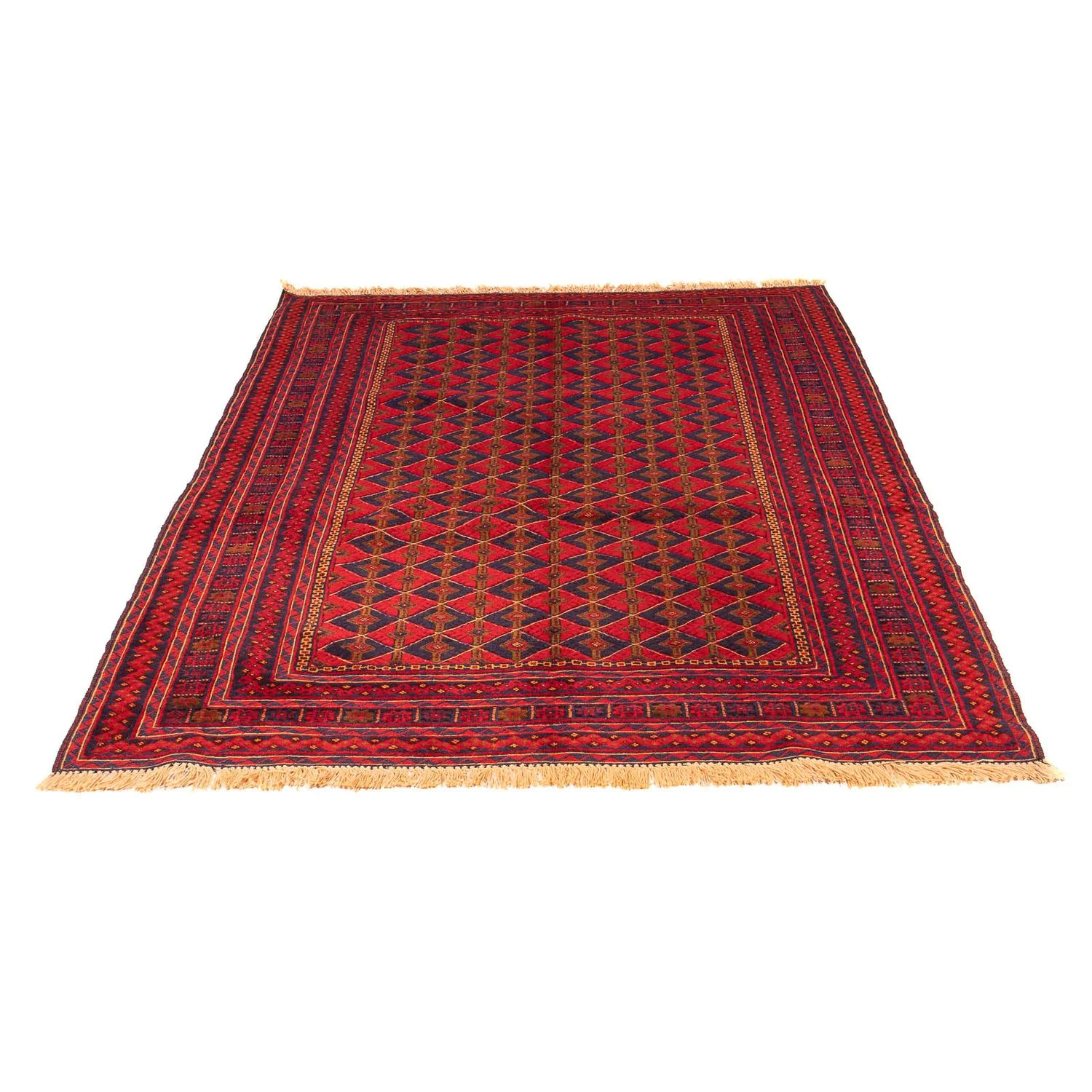 Kelim Teppich - Oriental 202 x 153 cm - dunkelrot - Image 5
