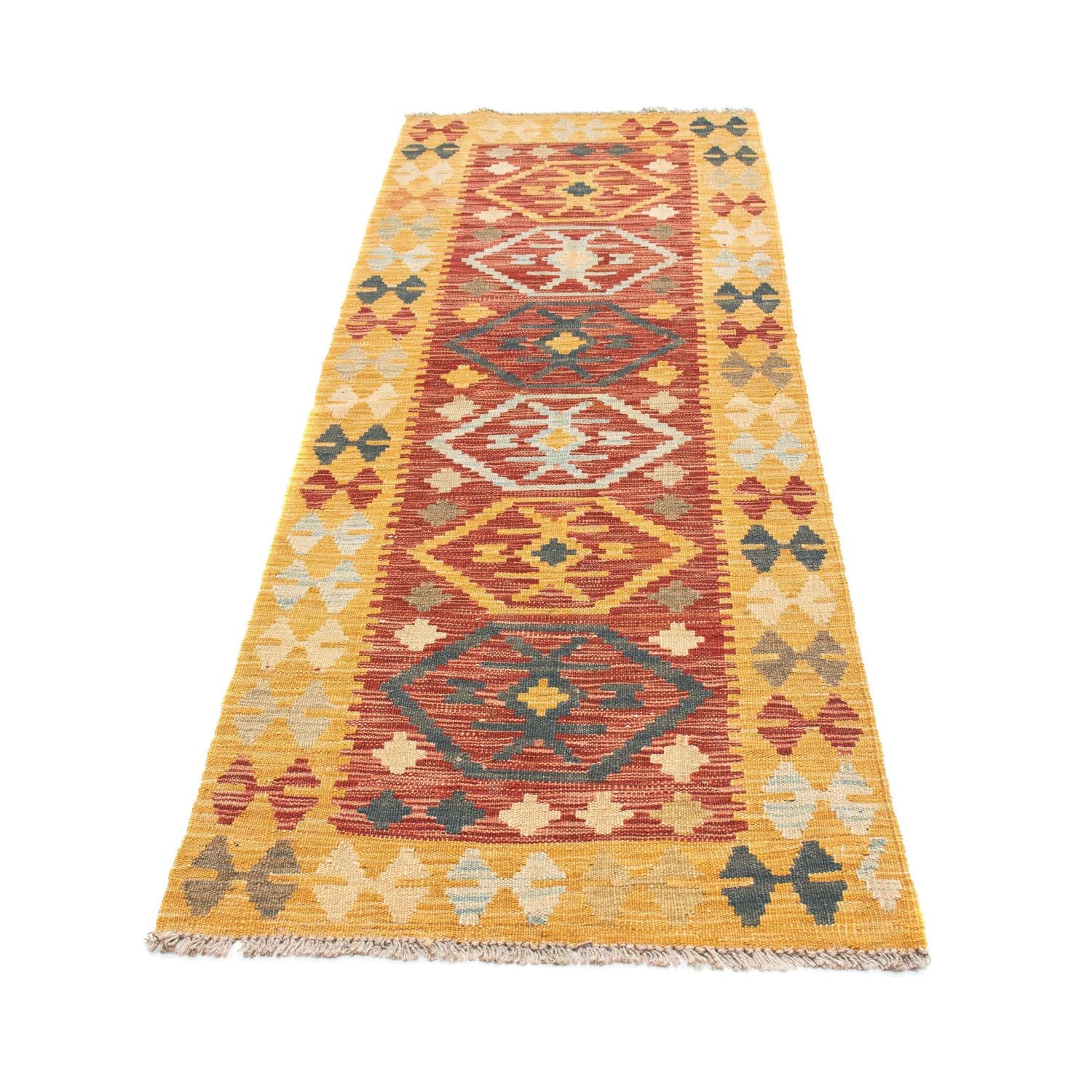 Kelim Teppich - Oriental 202 x 72 cm - mehrfarbig - Image 5